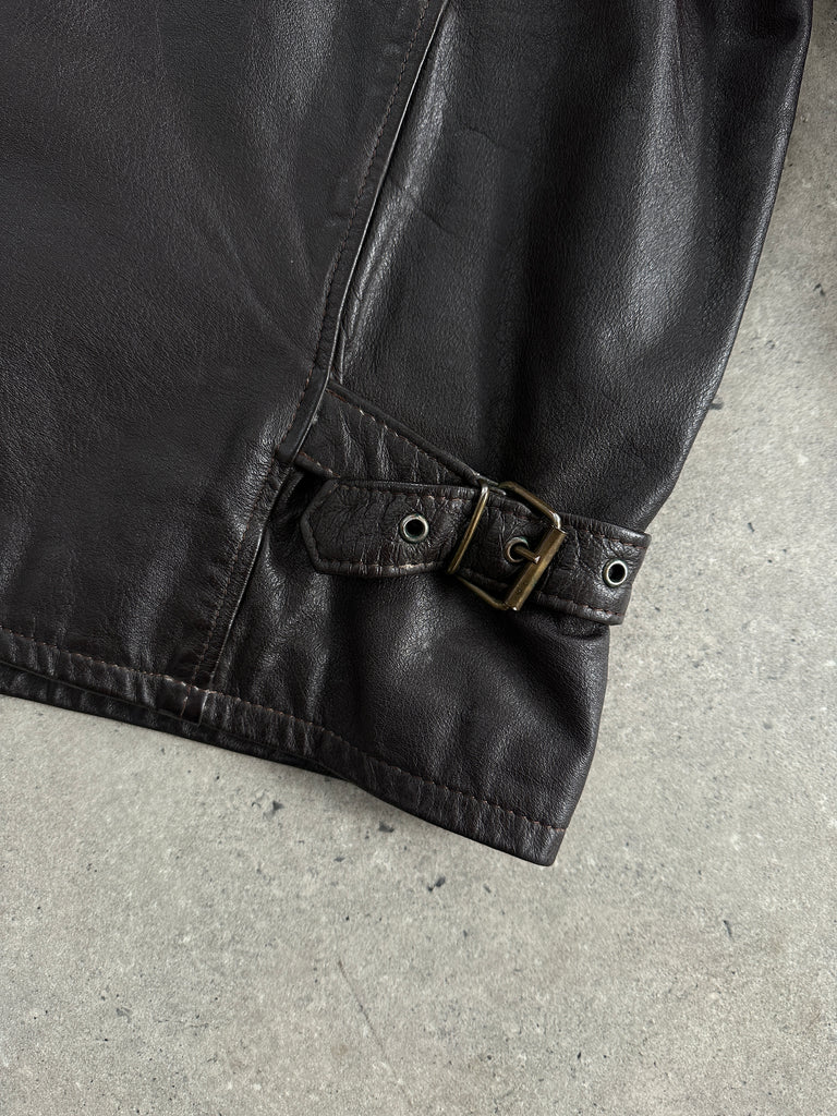 Italian Vintage Leather Jacket - L/XL - SYLK