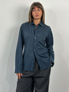 Burberry London 2000s Cotton Logo Shirt - SYLK