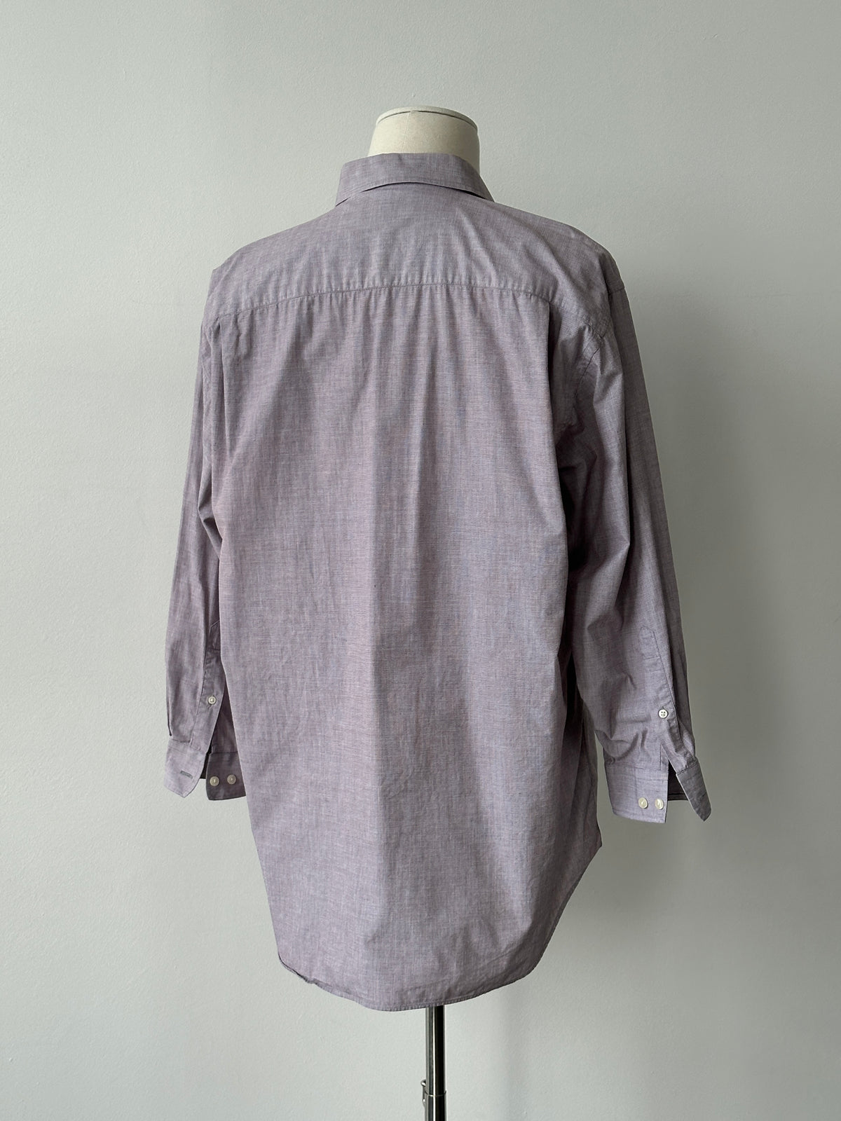 Christian Dior 1990s Pure Cotton Button Neck Shirt - XL