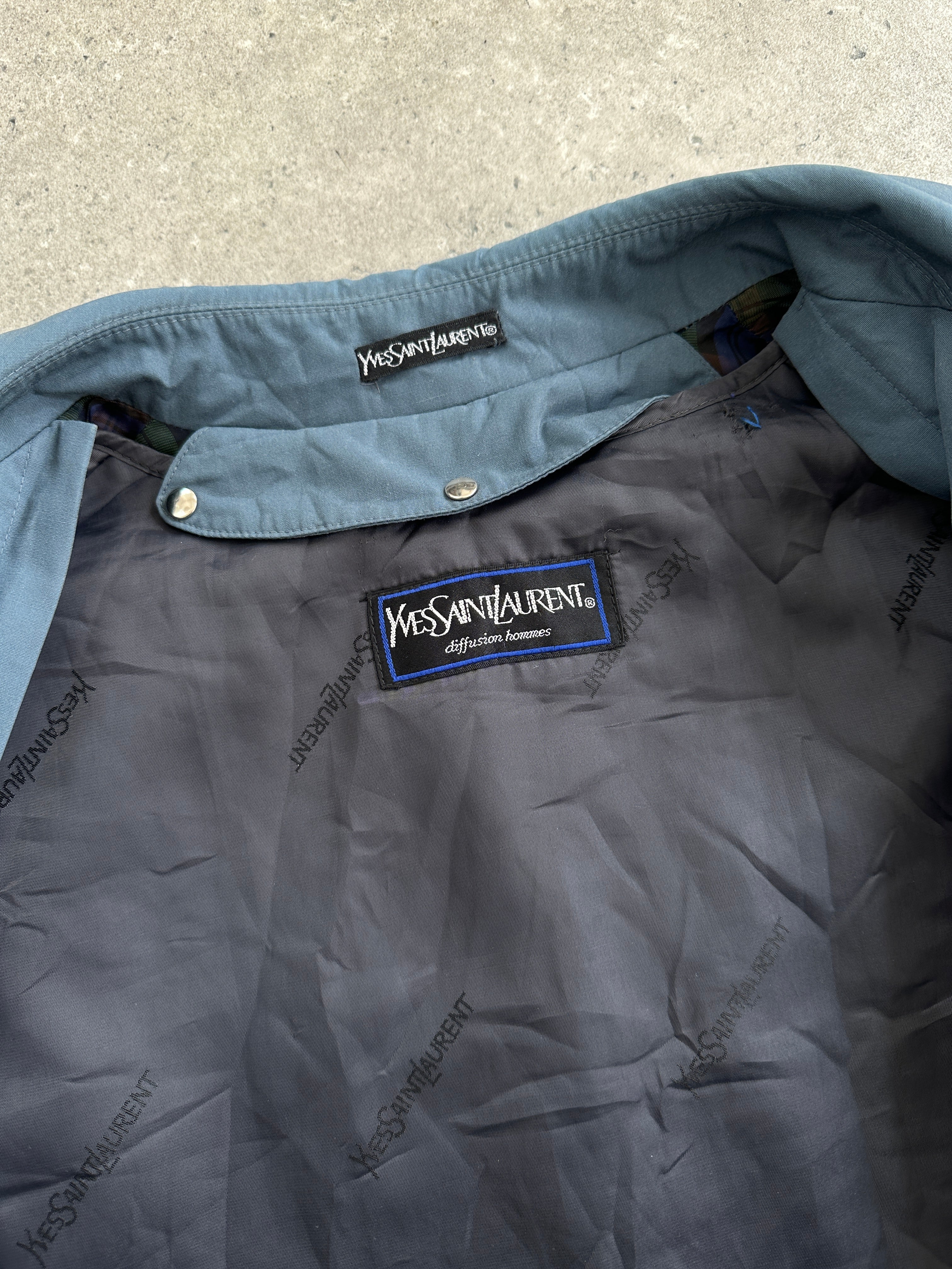 Yves Saint Laurent 80s Belted Trench Coat - L - SYLK