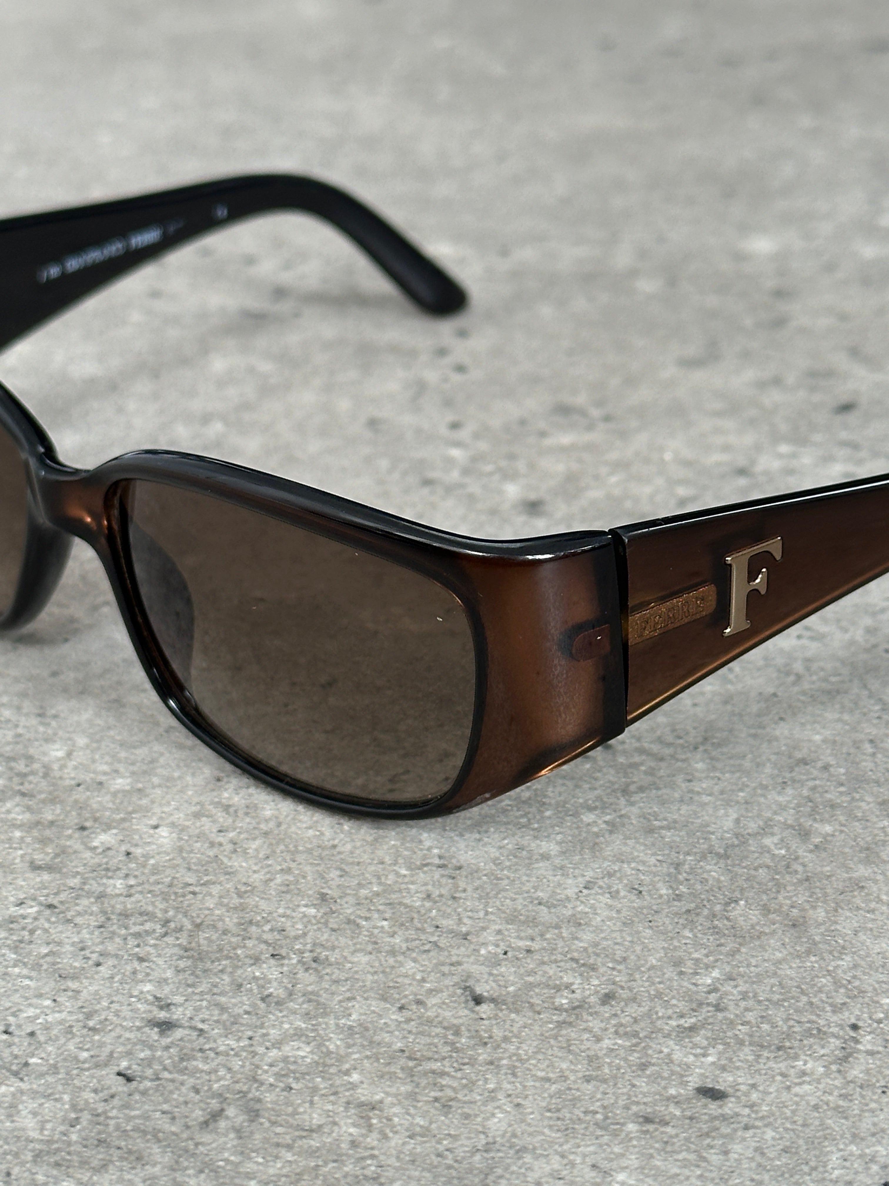 Gianfranco Ferre 1990s Oversized Rectangular Sunglasses
