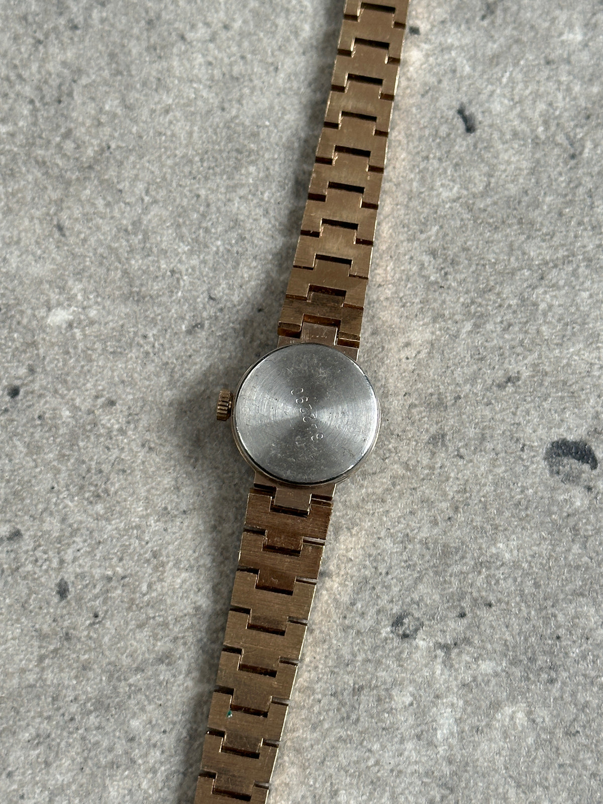 Regus 1970s Swiss Jewel Gold Tone Mechanical Watch