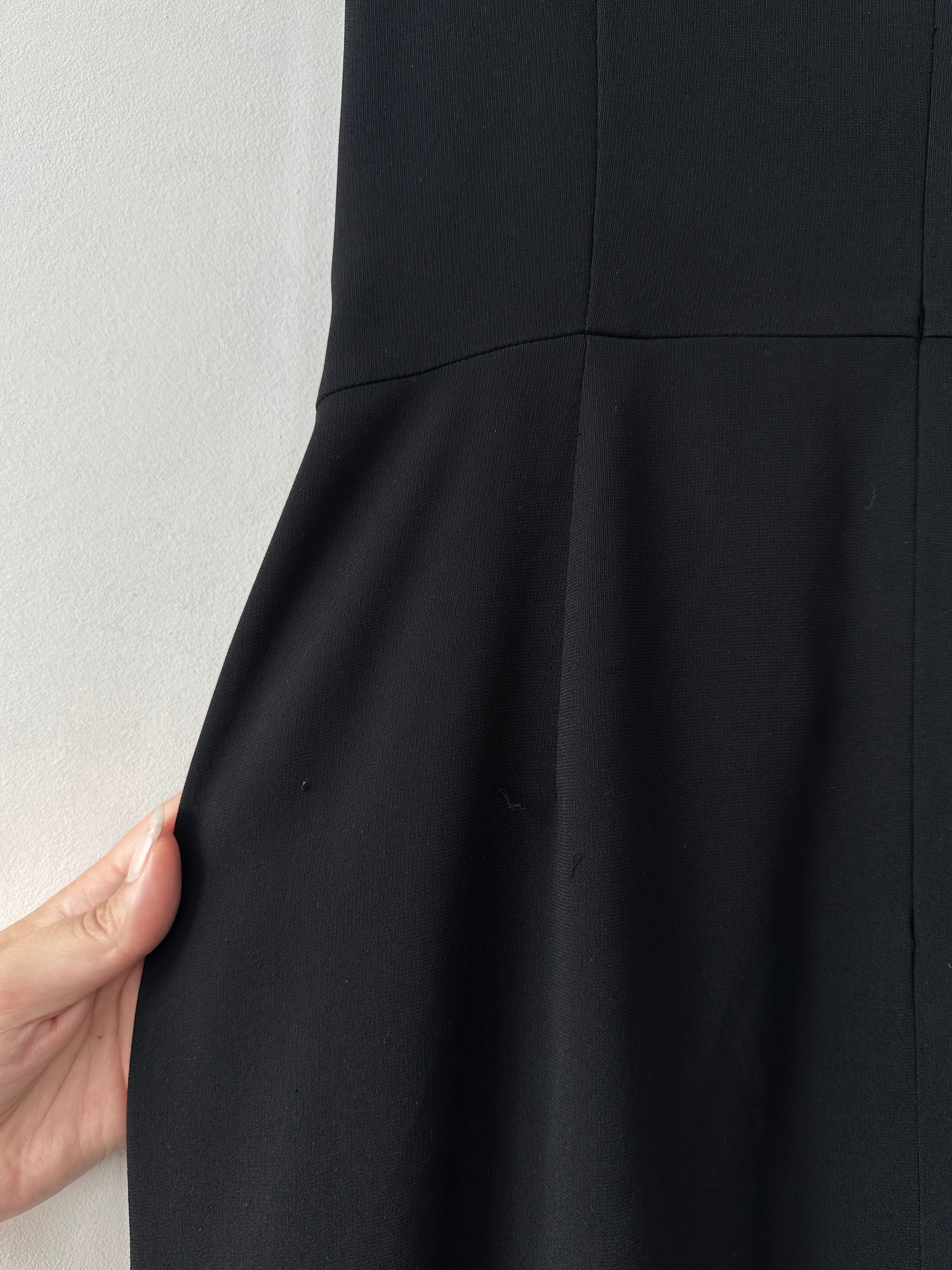 Max Mara tie-front cutout midi dress in size L, featuring a stylish design with a flattering silhouette and elegant details.