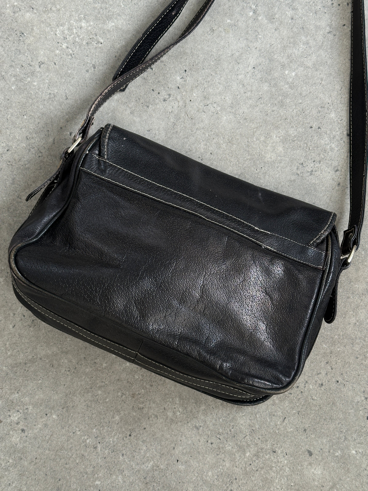 Gianfranco Ferre 1990s Leather Crossbody Bag