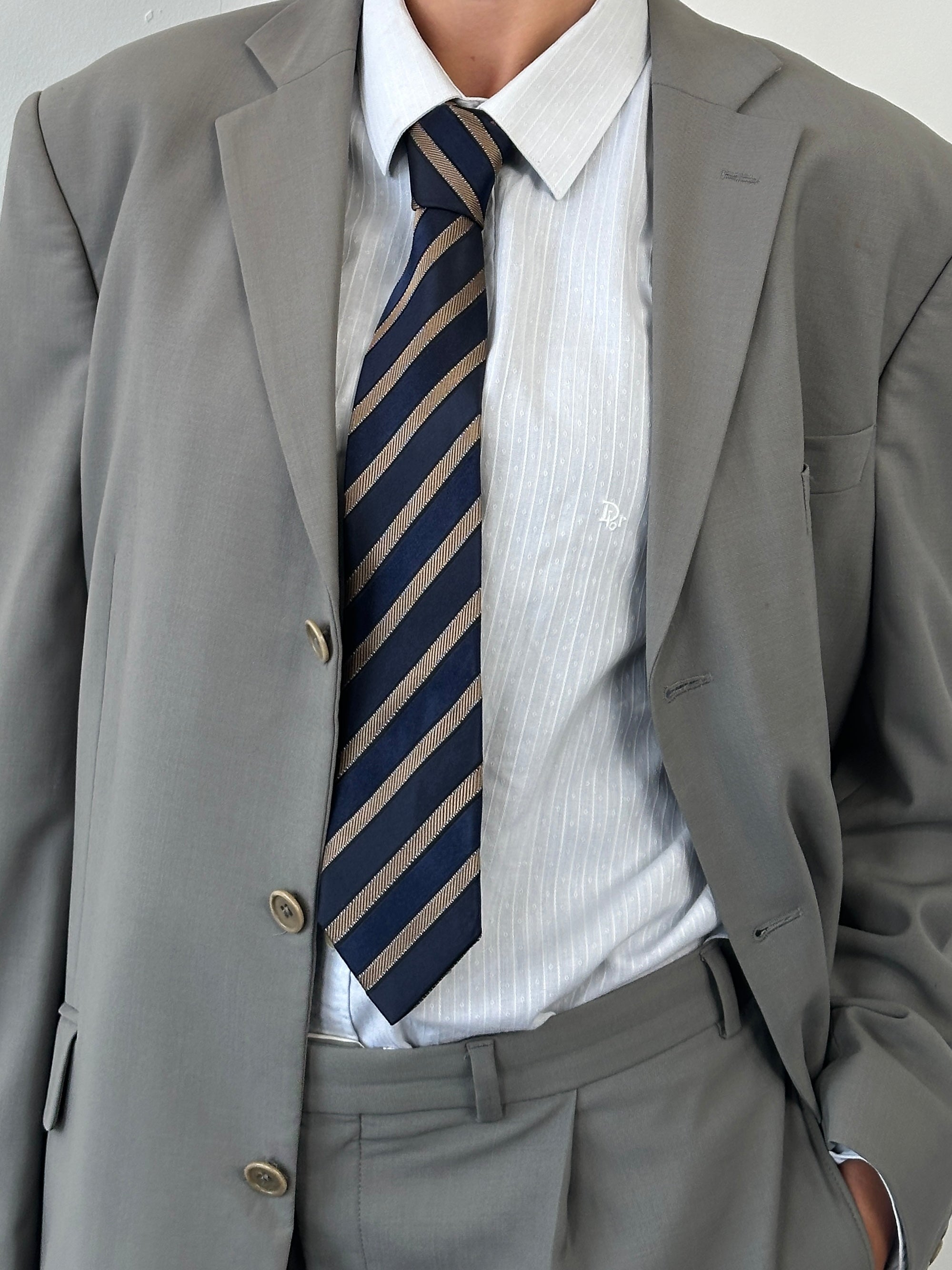 Christian Dior Monsieur 1990s Pure Cotton Logo Shirt - SYLK