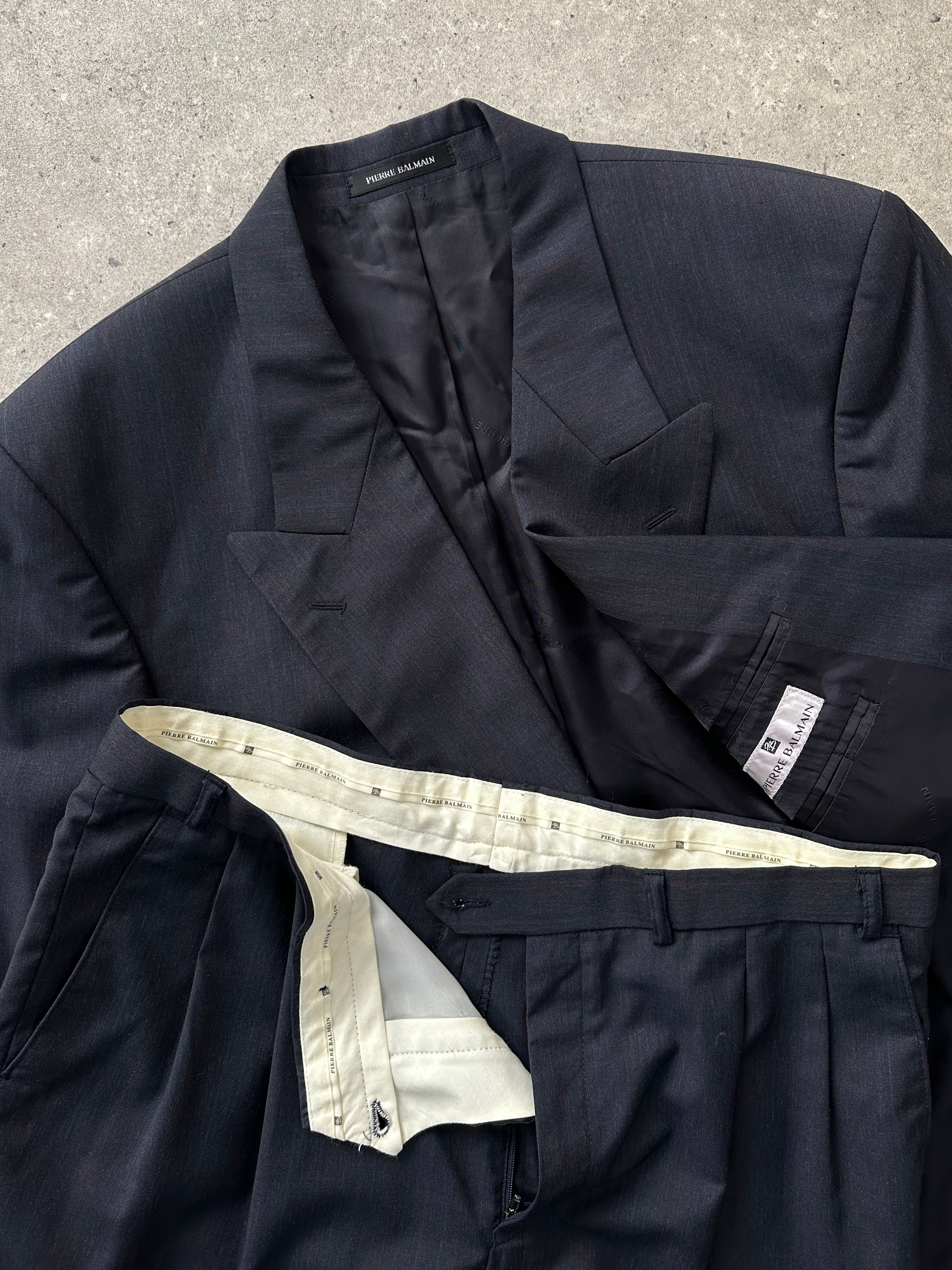 Pierre Balmain 1990s Pure Wool Double Breasted Suit – 42S/W34 - SYLK