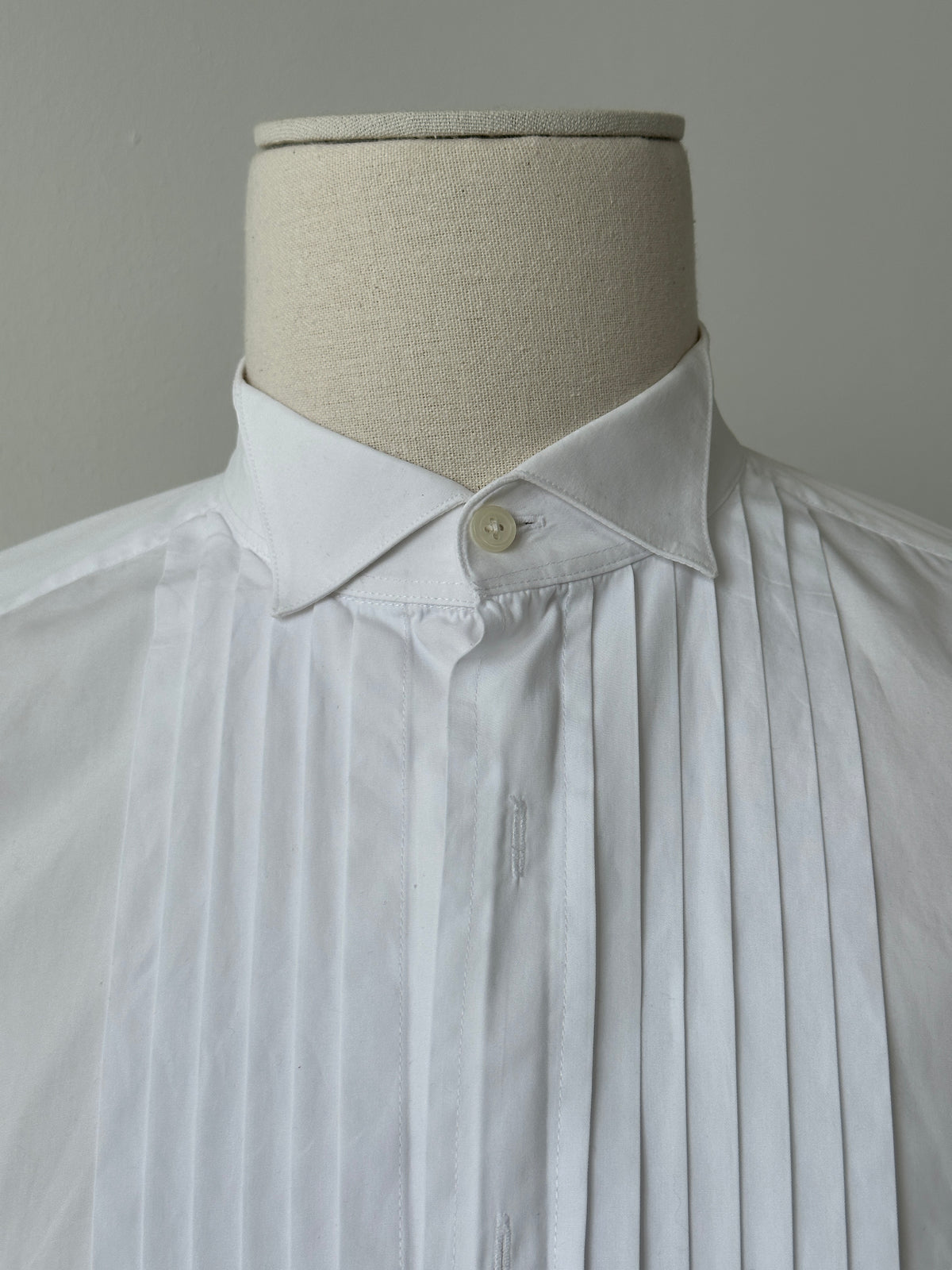 Christian Dior Chemise 1990s Pure Cotton Tuxedo Shirt - XL