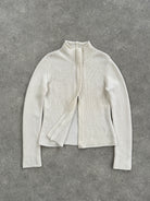 Max Mara ‘S Wool Cashmere Knitted Double Zip Cardigan - S/M - SYLK