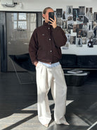 Vintage 2000s Double Zip Boxy Bomber Jacket - M/L - SYLK