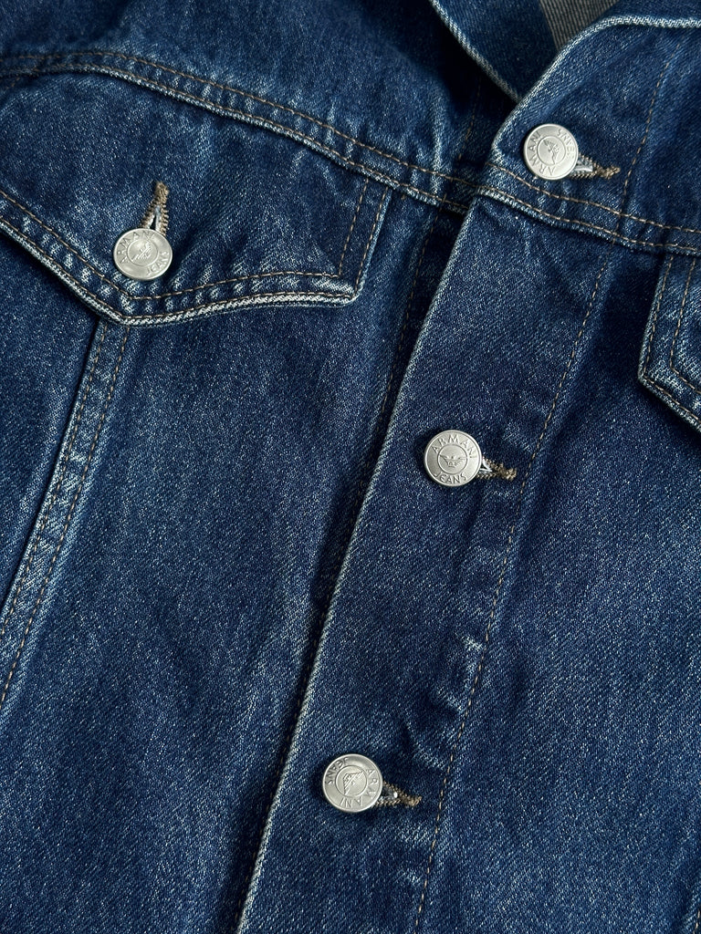 Armani Jeans Mid Wash Denim Jacket - S/M - SYLK