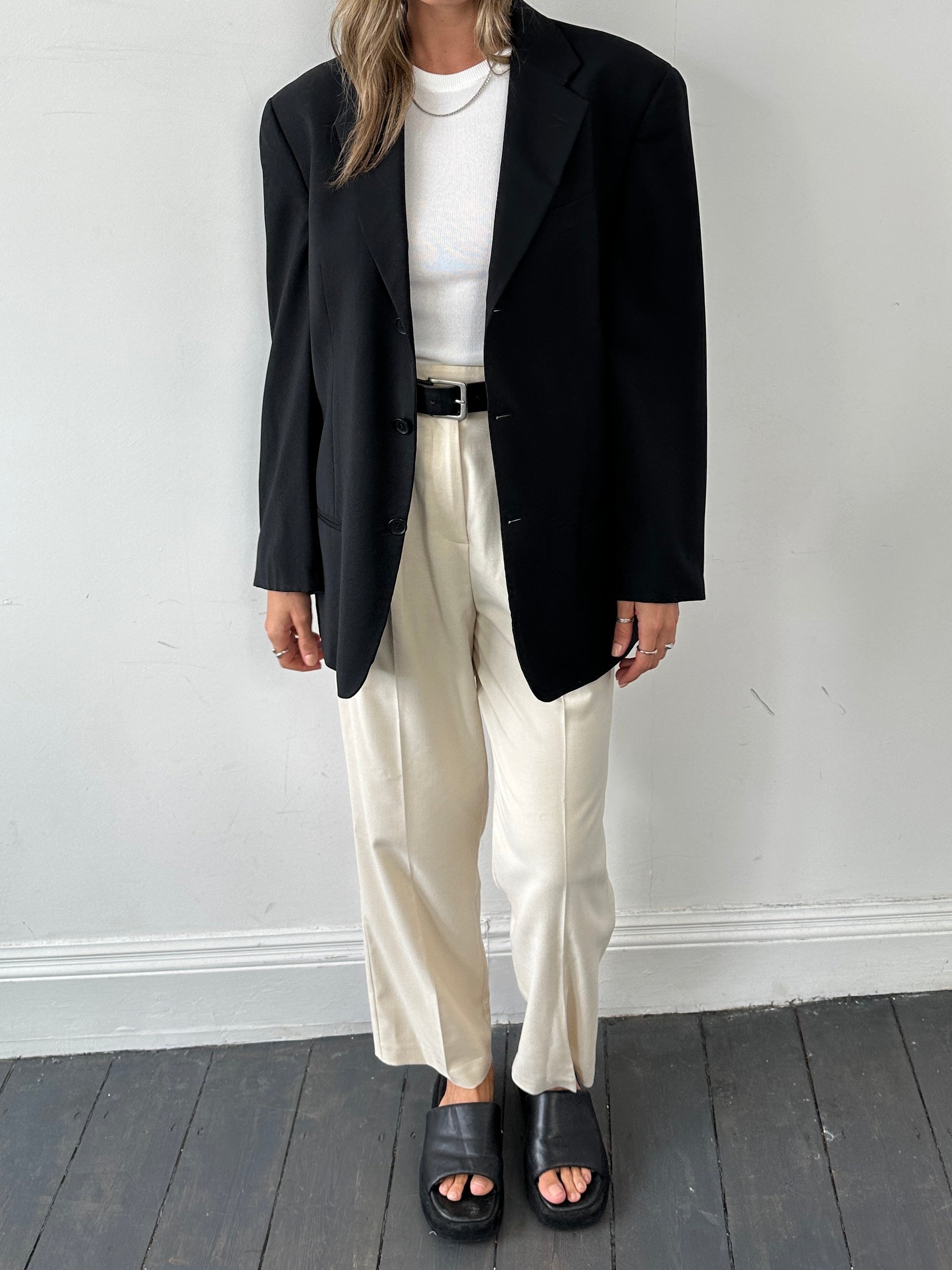 Giorgio Armani Wool Single Breasted Blazer - 44/M - SYLK