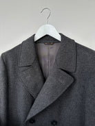 Vintage Wool Cashmere Double Breasted Coat - L - SYLK