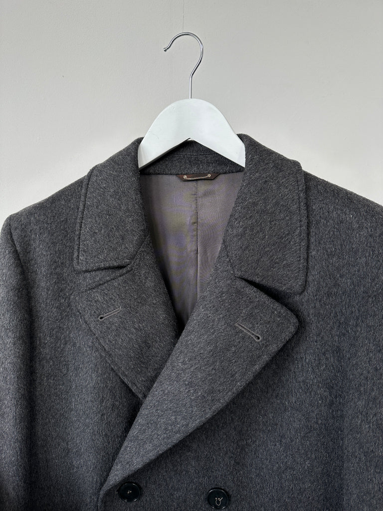 Vintage Wool Cashmere Double Breasted Coat - L - SYLK