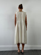 Prada 2012 Pure Silk Pleated Slip Dress - L - SYLK