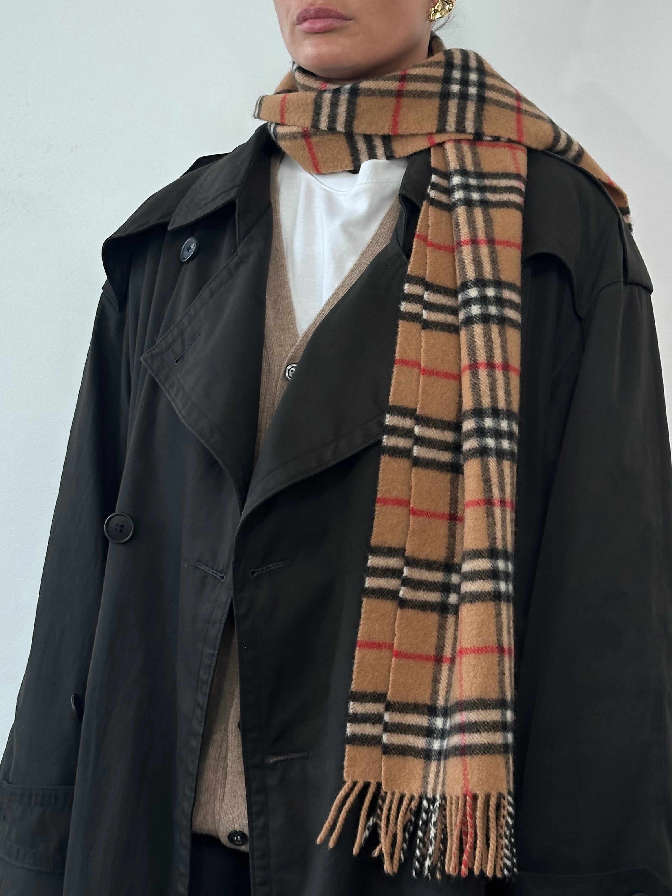 Burberry Pure Lambswool Nova Check Scarf - SYLK