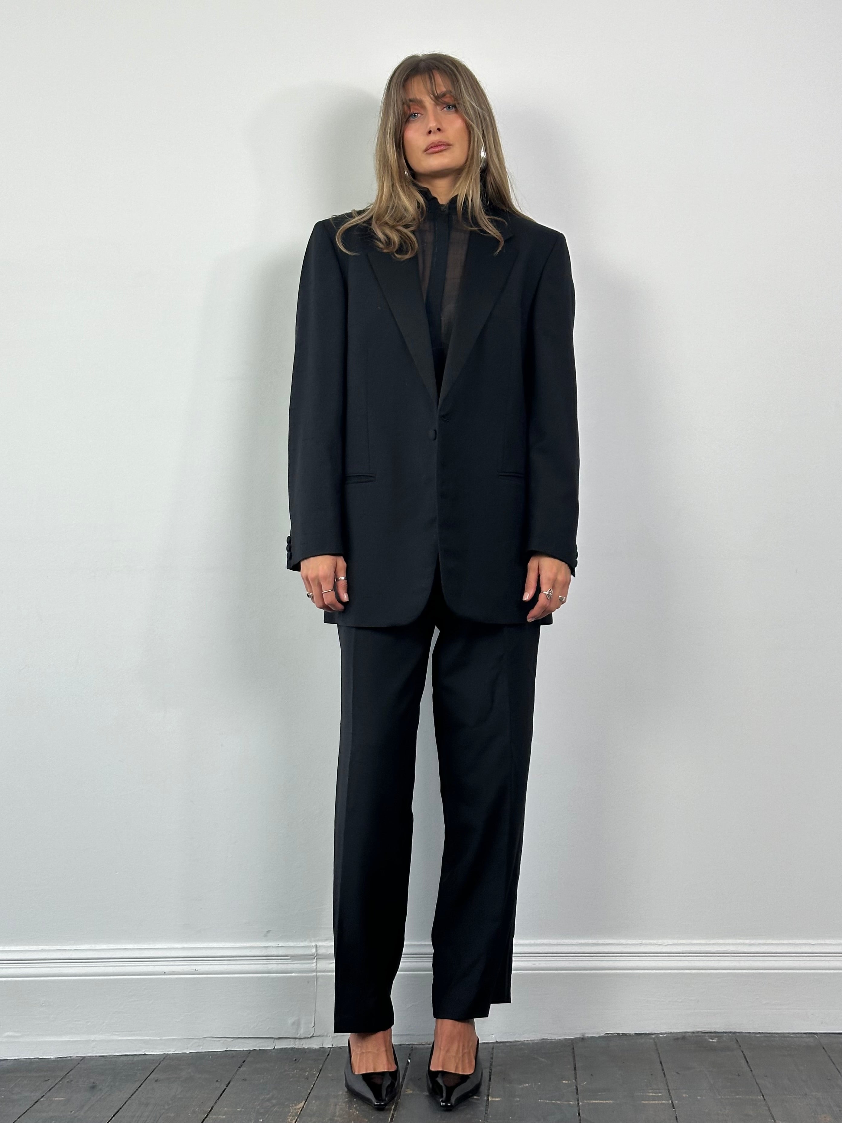 Christian Dior Tuxedo Pure Wool Single Breasted Suit - 44R/W32 - SYLK