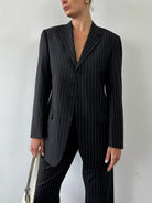 Yves Saint Laurent Pinstripe Pure Wool Single Breasted Suit - 38S/W28 - SYLK