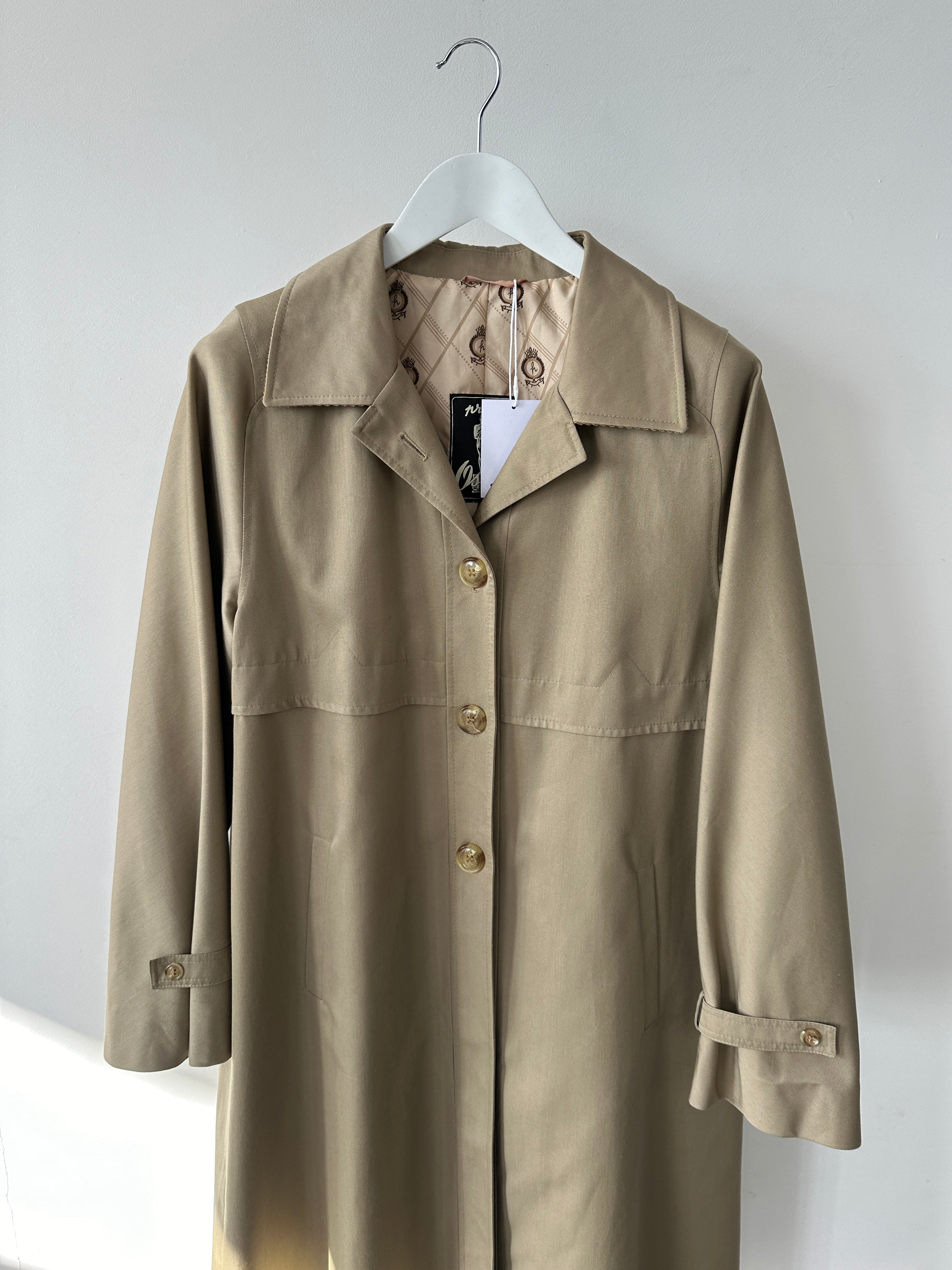 Vintage Single Breasted Trench Coat - S - SYLK