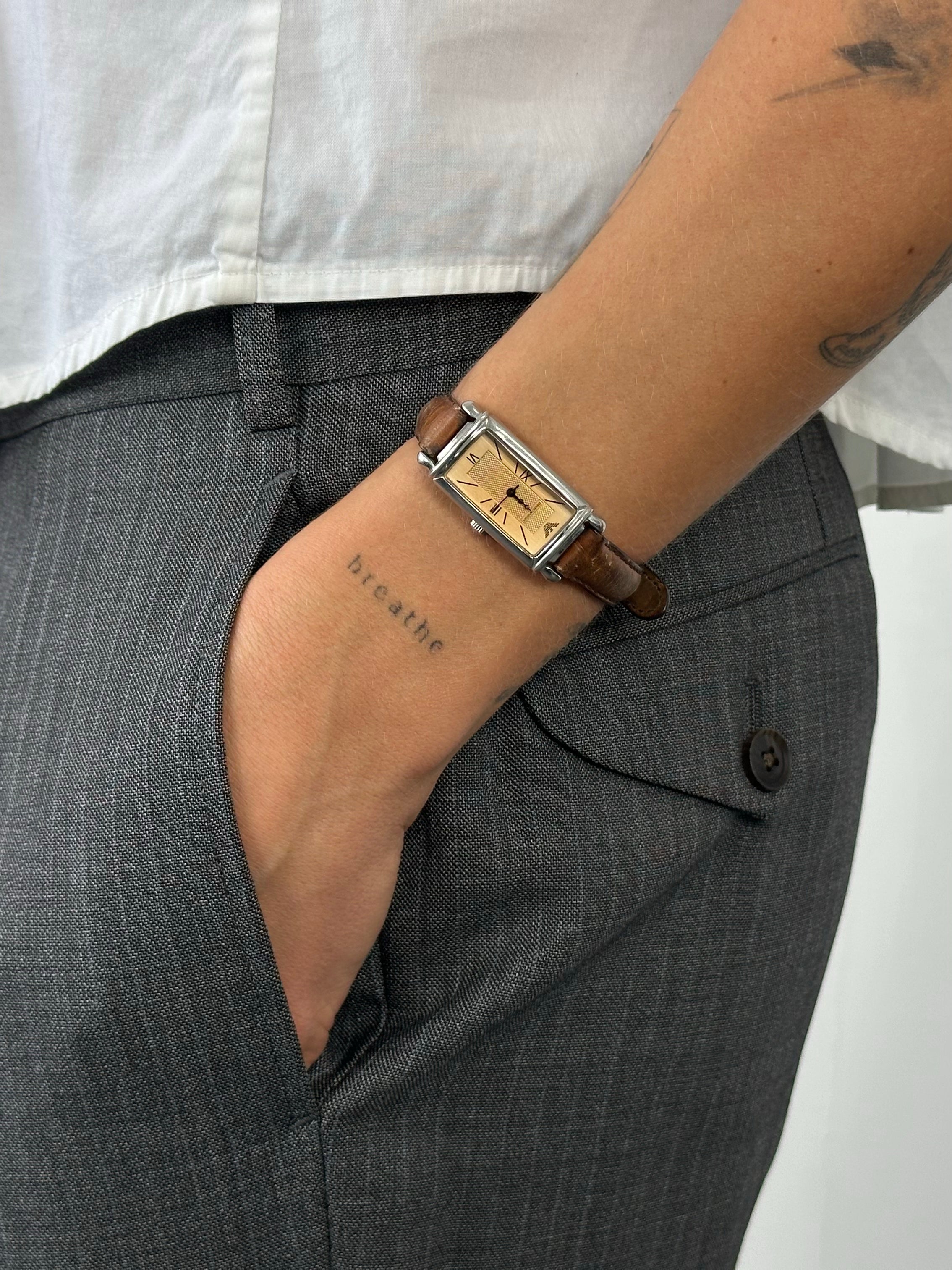 Emporio Armani 2000s Leather Watch