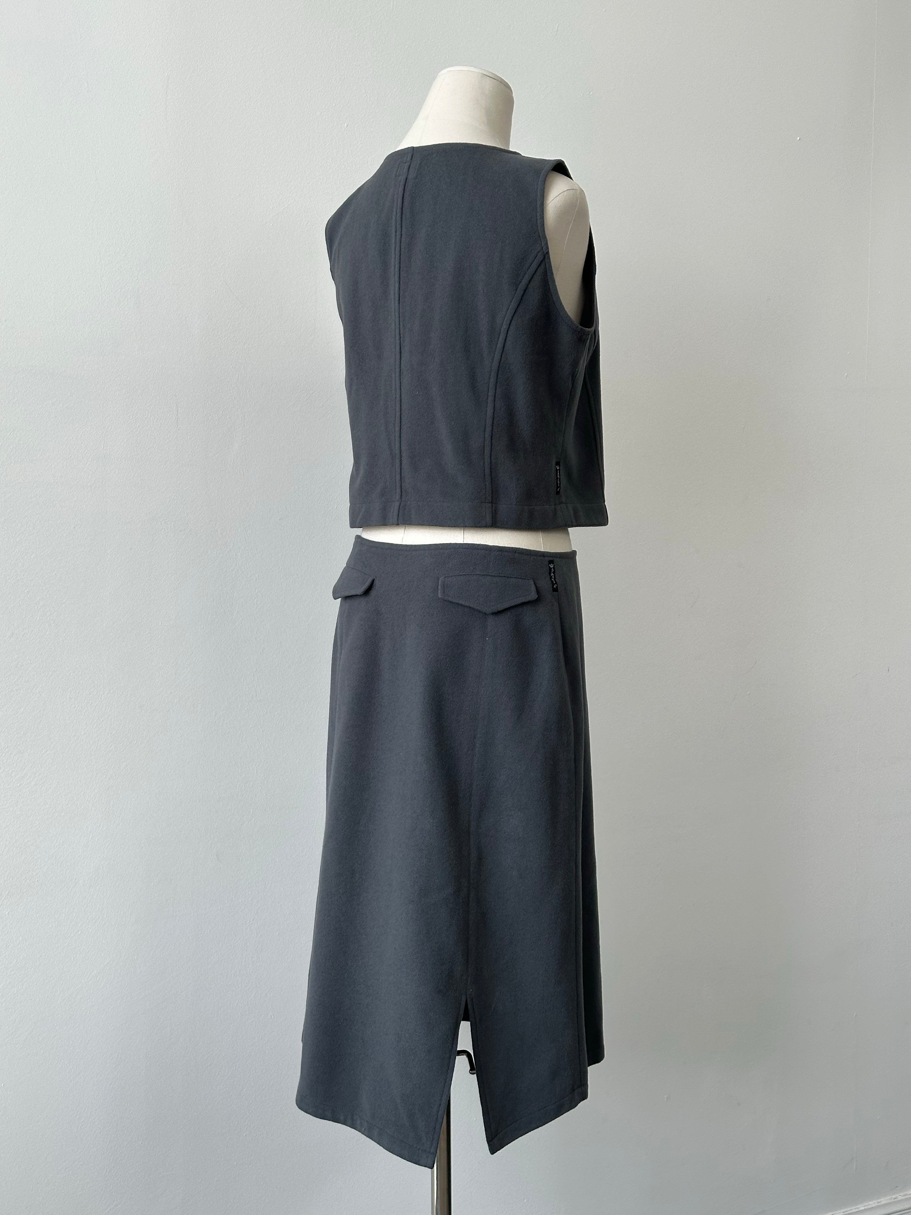 Armani Jeans 1990s Wool Cashmere Two Piece Set - M/W30