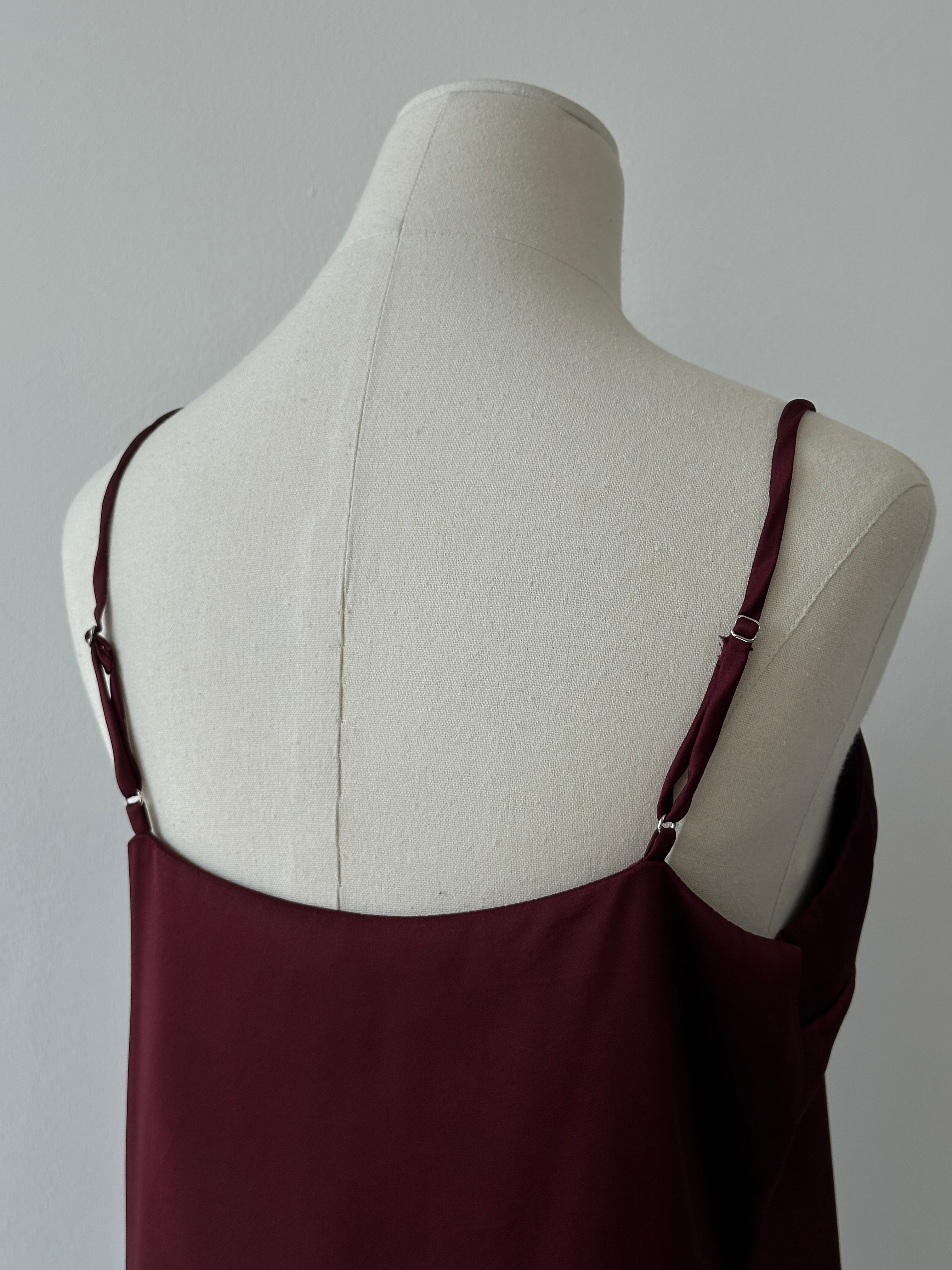 Vintage 2000s Satin Lace Top - S