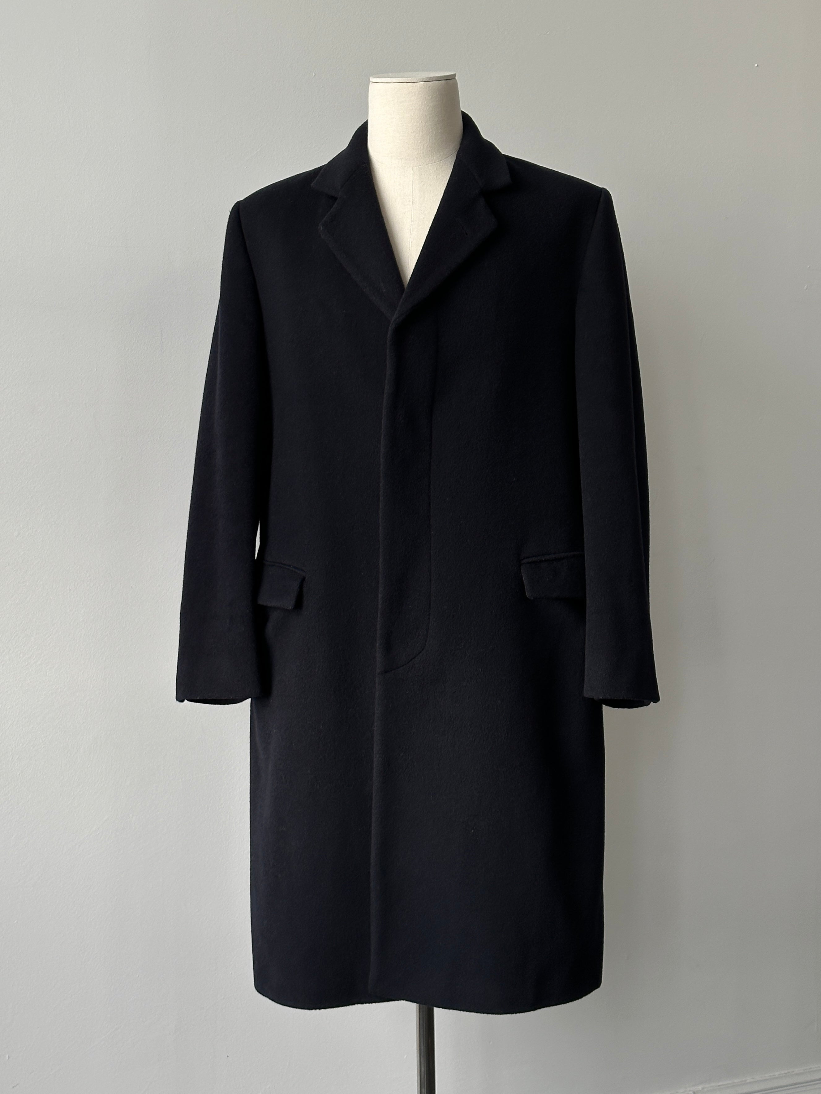 セール issue 学芸大学1990svintagelinenhalf coat Vintage 1990s Wool Single Breasted Coat - L | SYLK