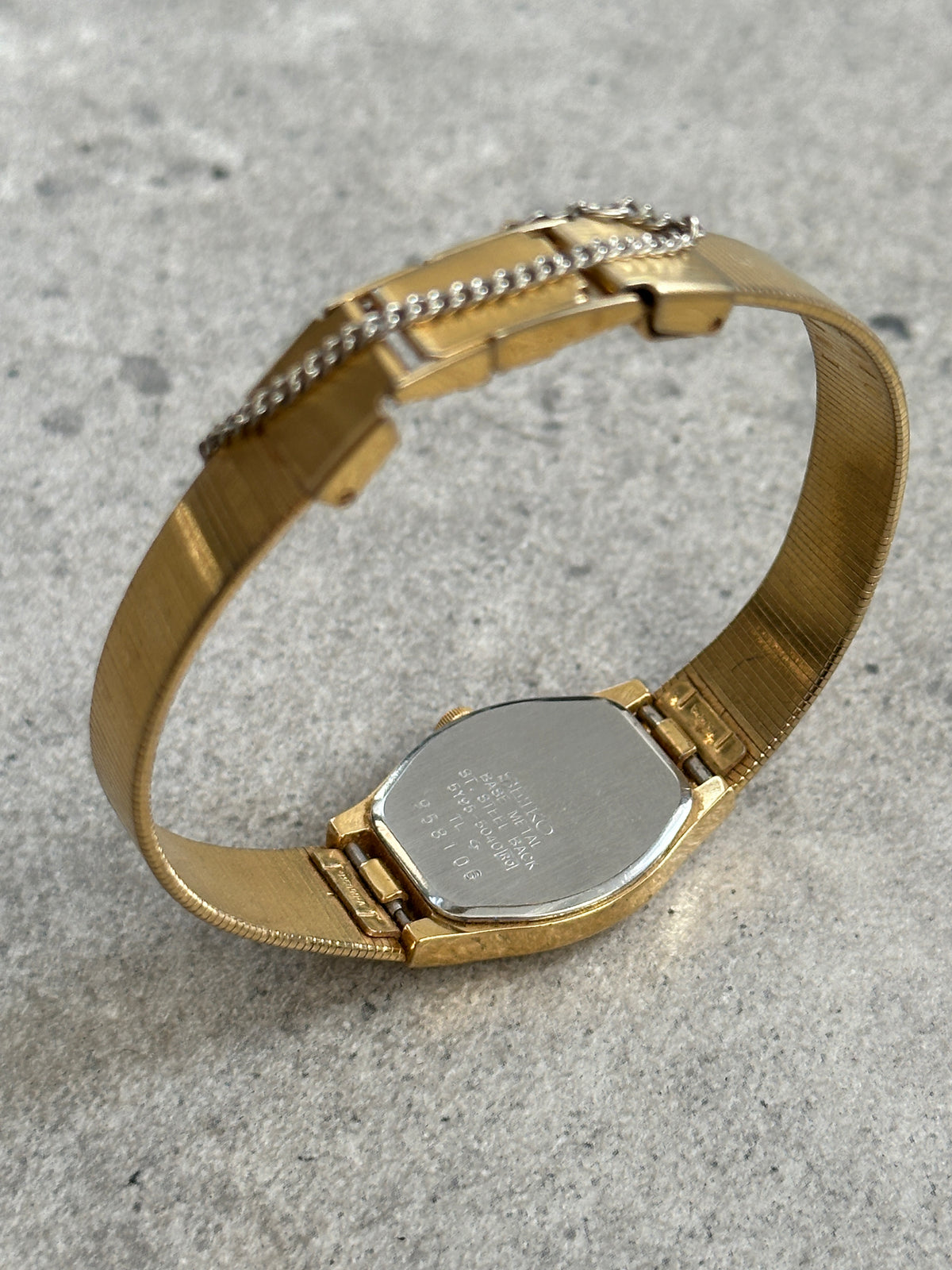 Seiko 1990s Gold Tone Integrated Bracelet Quartz Watch