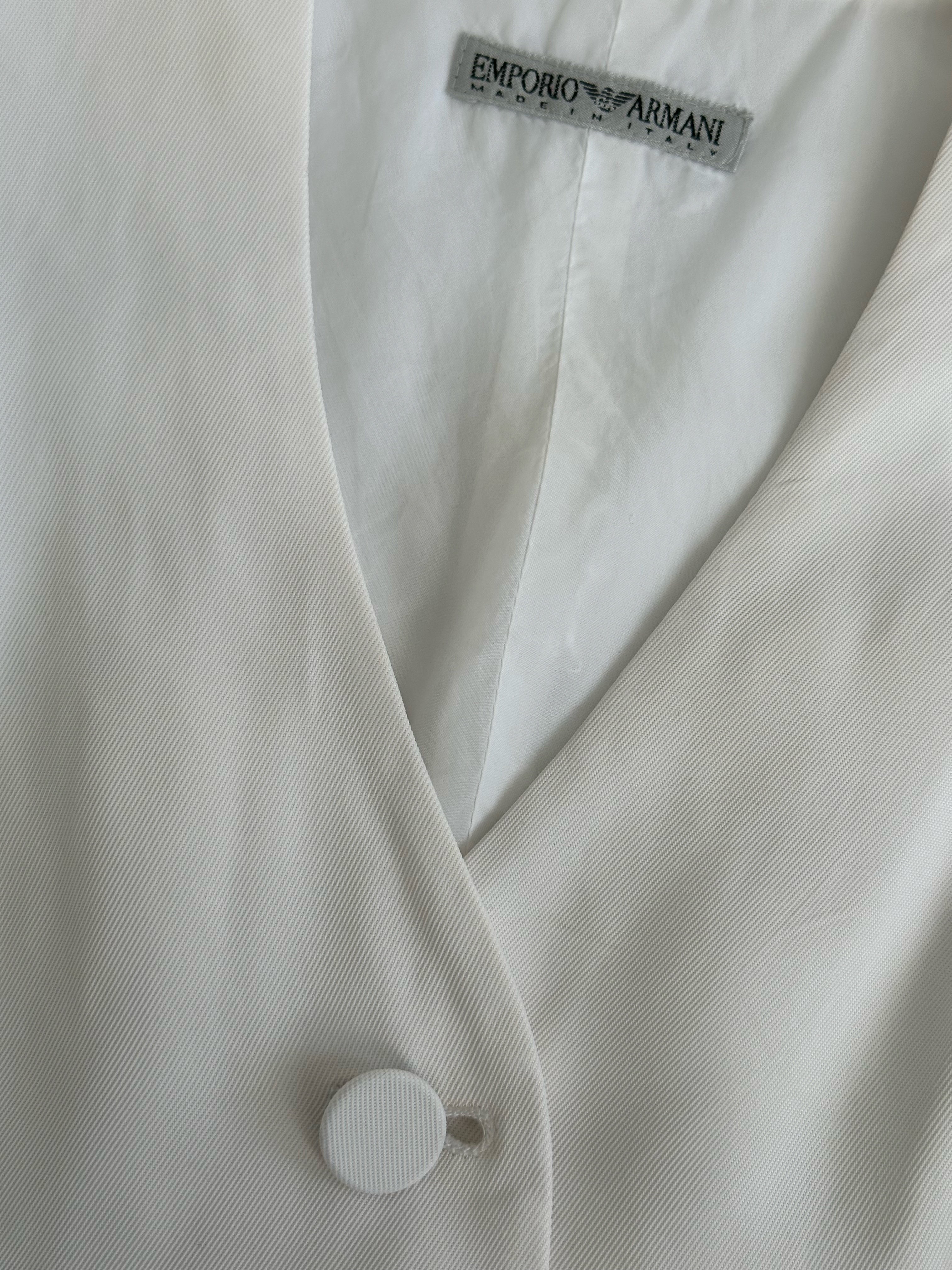 Emporio Armani 1990s Tailored Waistcoat - XXS