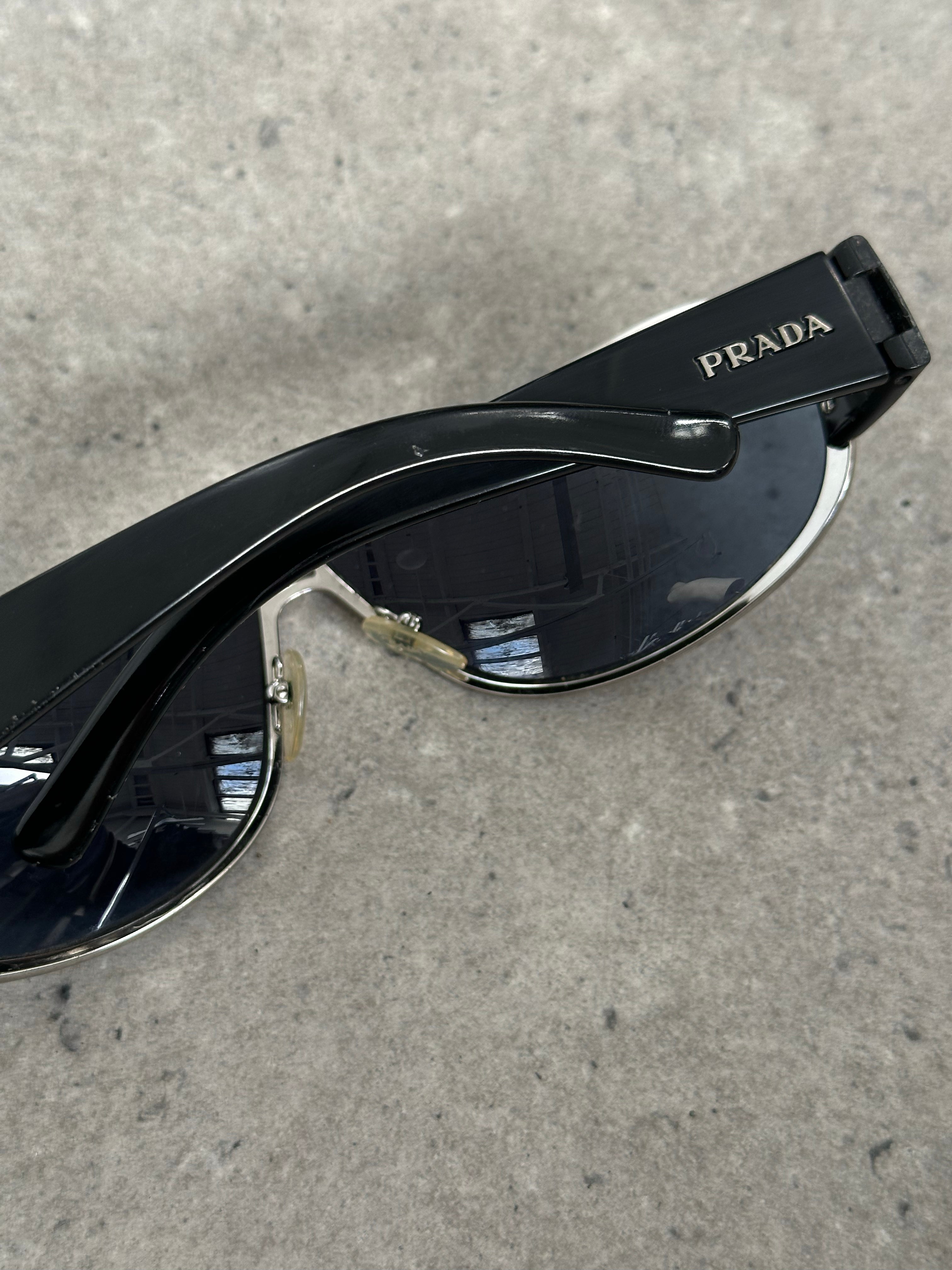 Prada 2000s Aviator Shield Sunglasses