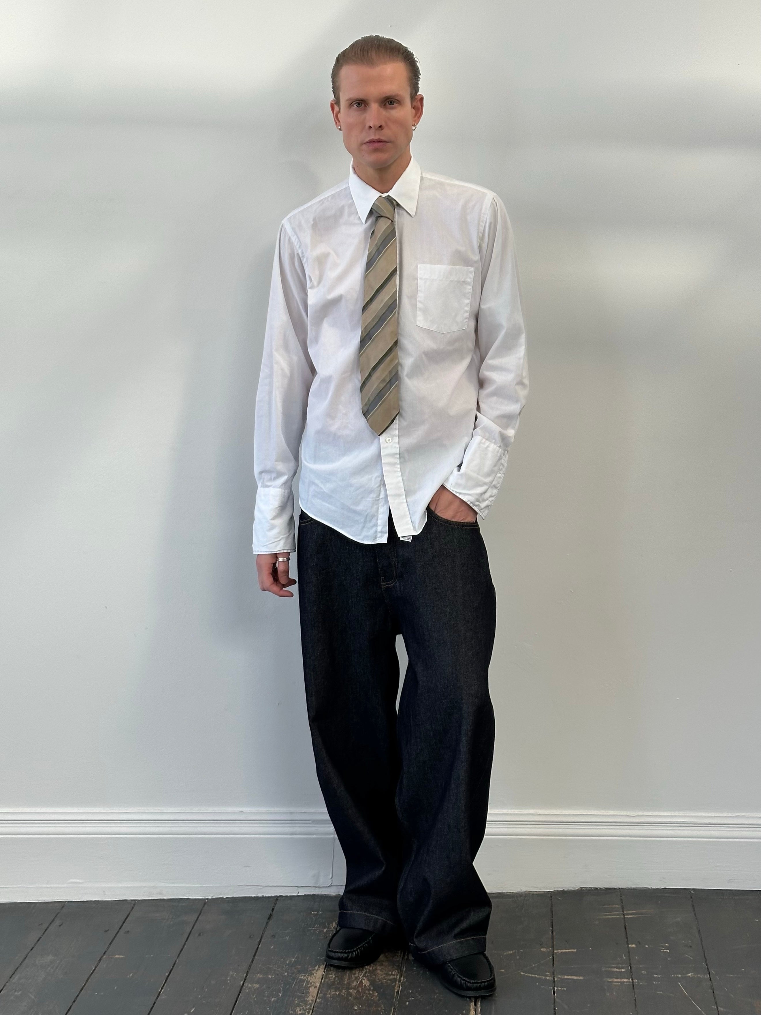 Christian Dior 1990s Cotton Dress Shirt -