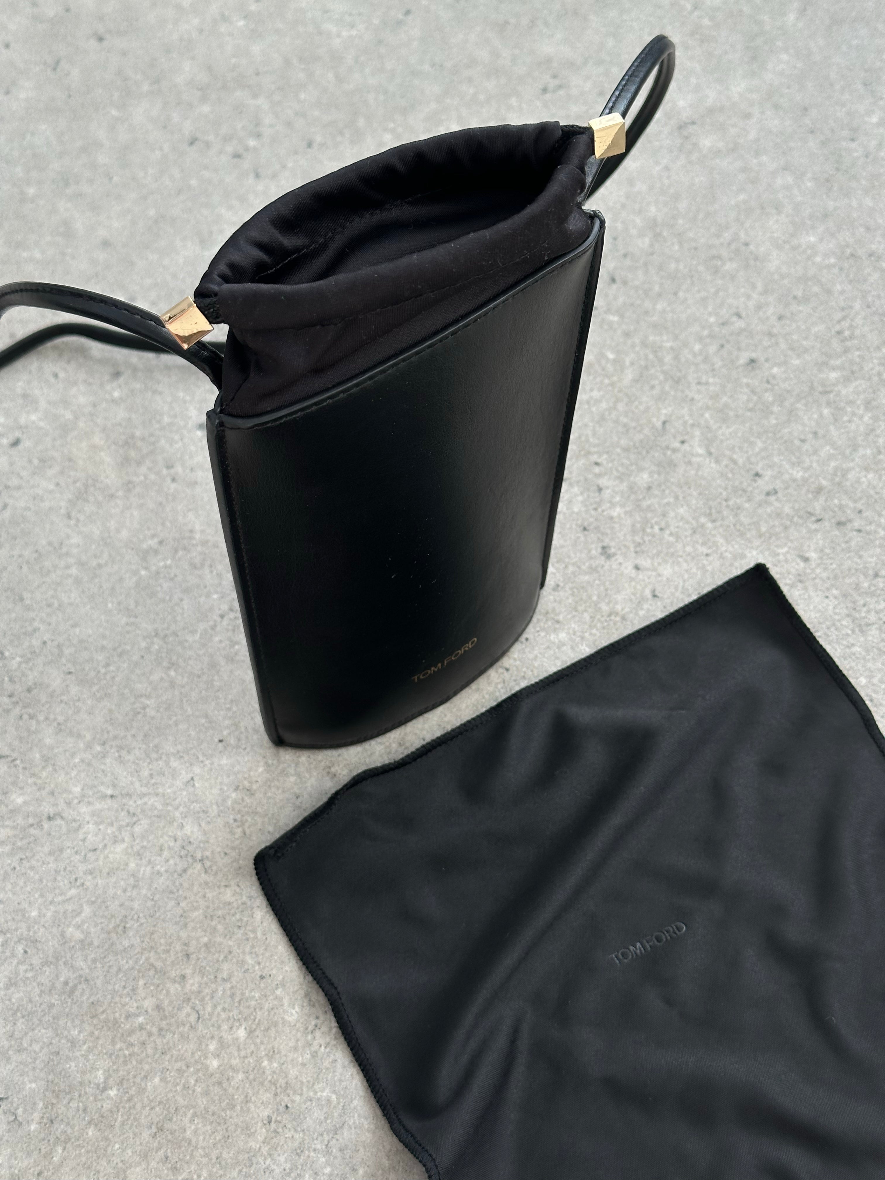 Tom Ford 2000s Leather Crossbody Bag