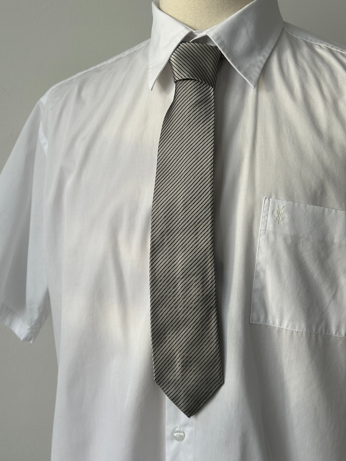 Armani 1990s Pure Silk Striped Tie