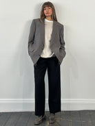 Christian Dior Monsieur 1990s Stripe Single Breasted Blazer 44R/XL - SYLK