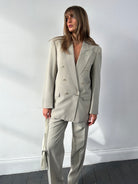 Vintage New Wool Double Breasted Suit - 40R/W30 - SYLK