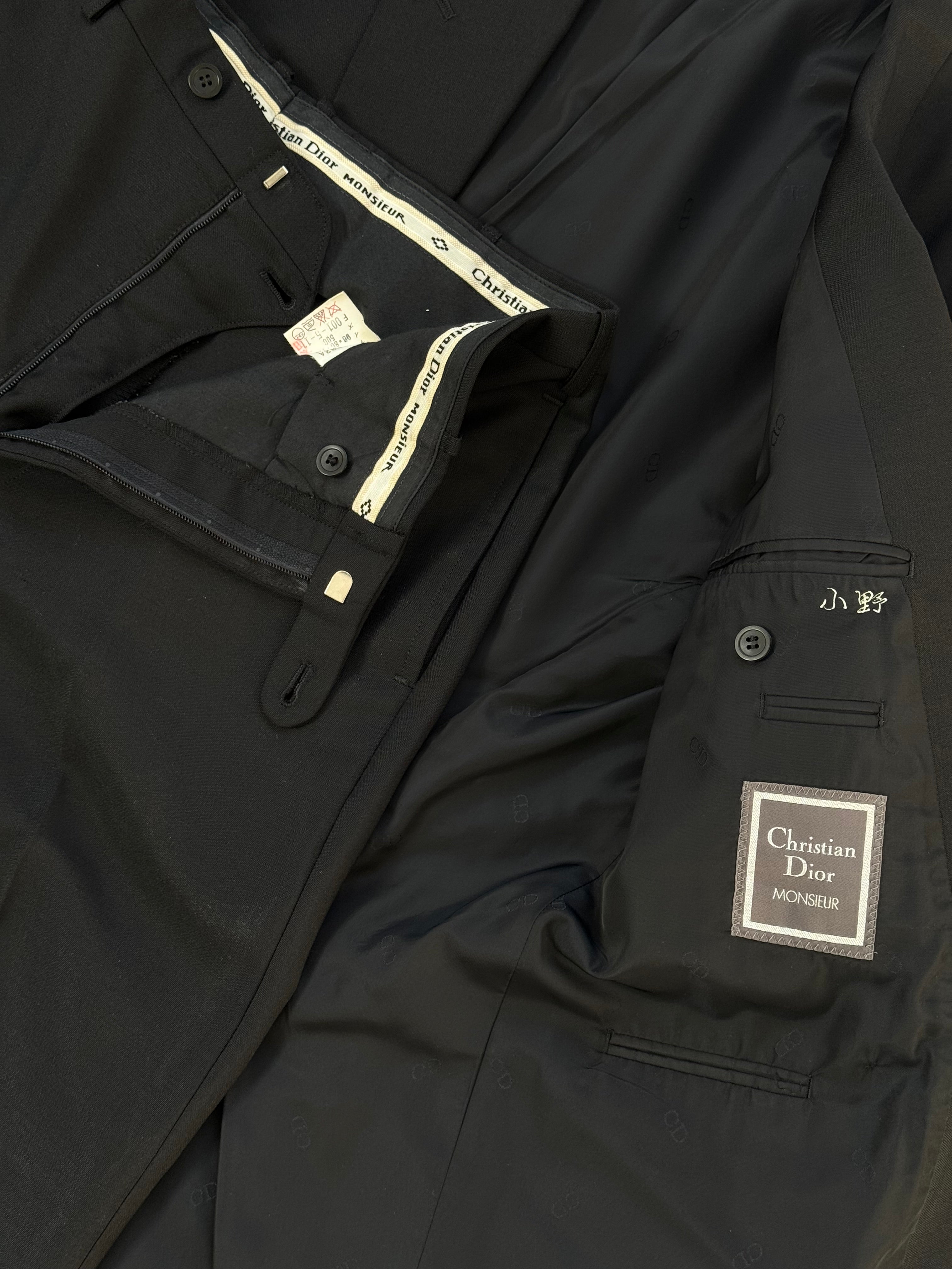 Christian Dior 1990s Pure Wool Double Breasted Suit - 38S/W30 - SYLK