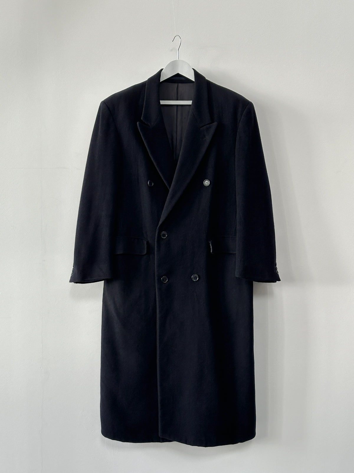 Pierre Cardin Wool Cashmere Double Breasted Coat - L/XL | SYLK 