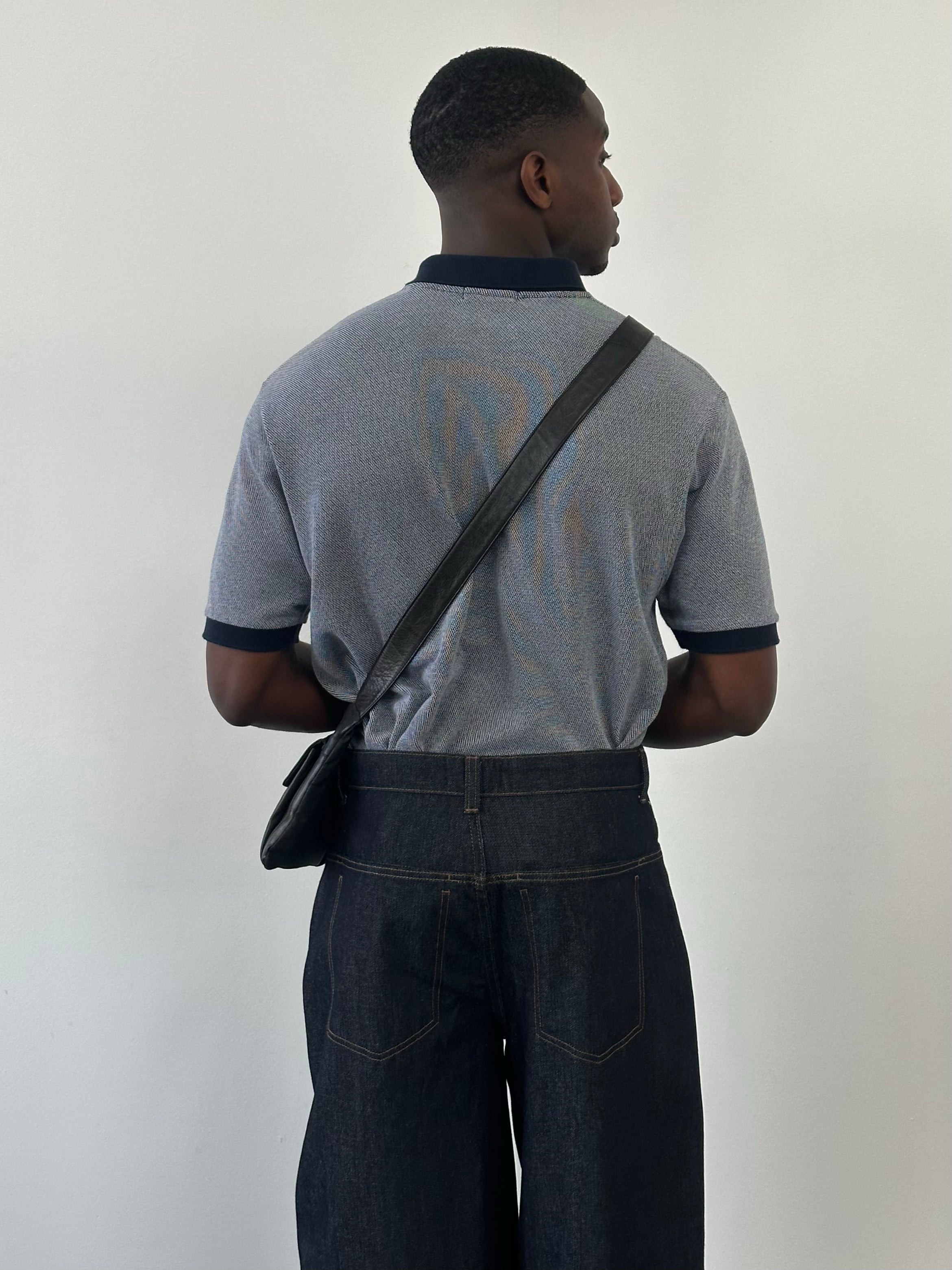 Yves Saint Laurent Pour Homme 1990s Pure Cotton Short Sleeve Polo -
