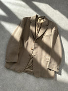 British Vintage Thick Wool Check Blazer - L/XL - SYLK