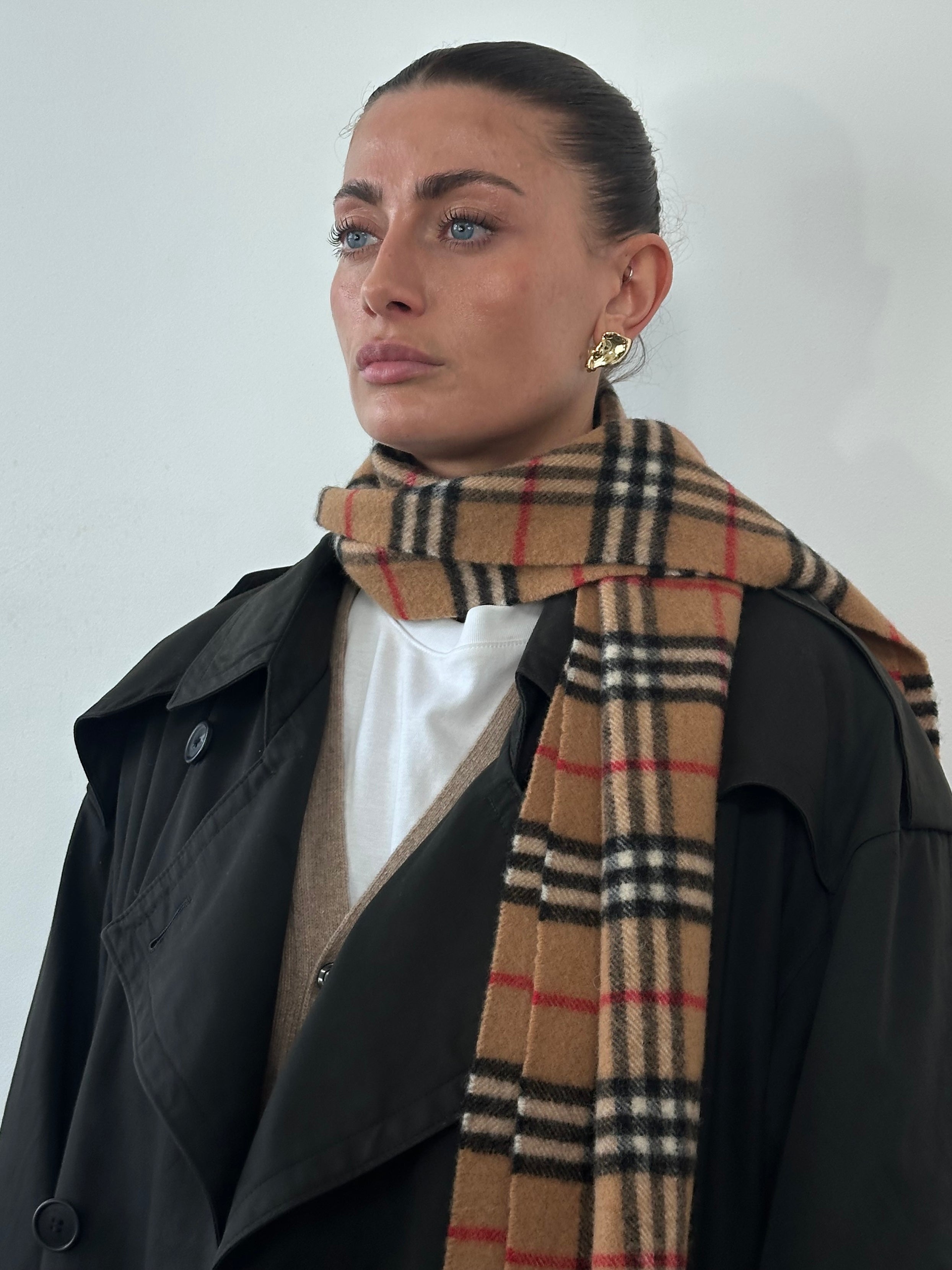 Burberry Pure Lambswool Nova Check Scarf - SYLK