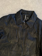 Vintage Zip Up Leather Jacket - M - SYLK