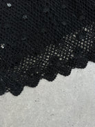 Vintage Sequin Crochet Midi Slip Dress - XS/S - SYLK
