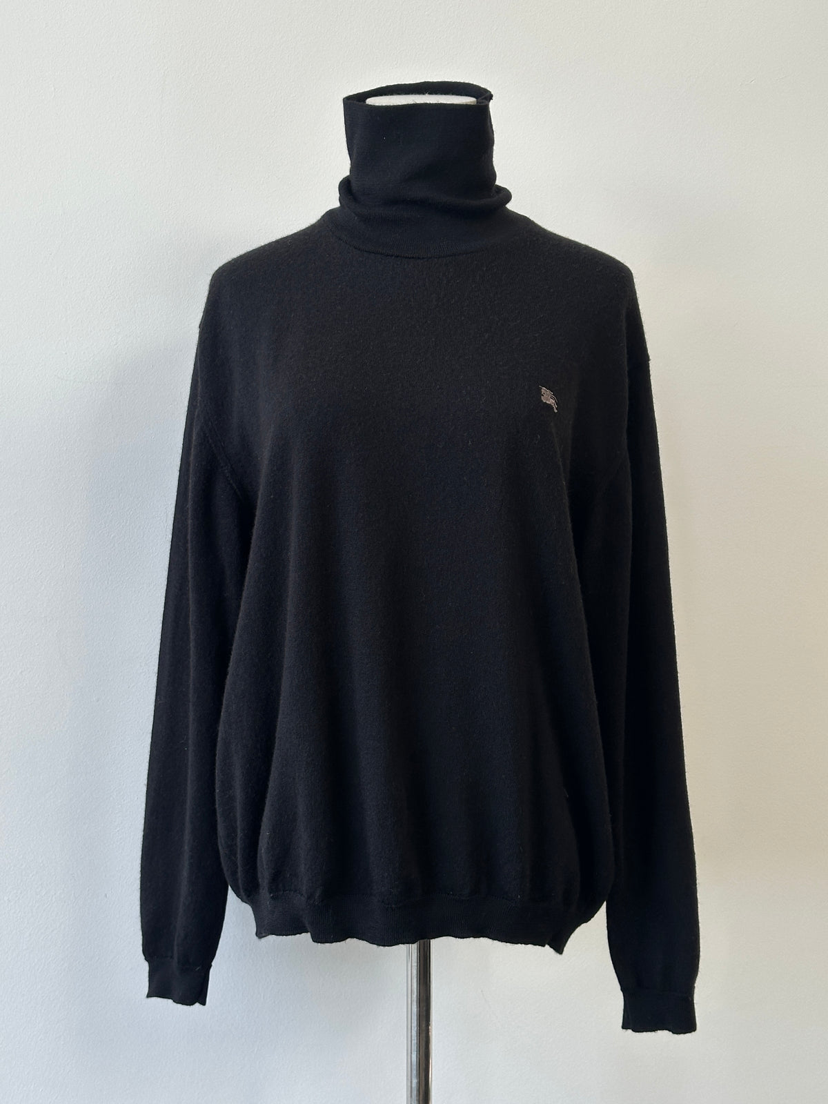 Burberry London 2000s Pure Merino Wool Roll Neck Jumper - M
