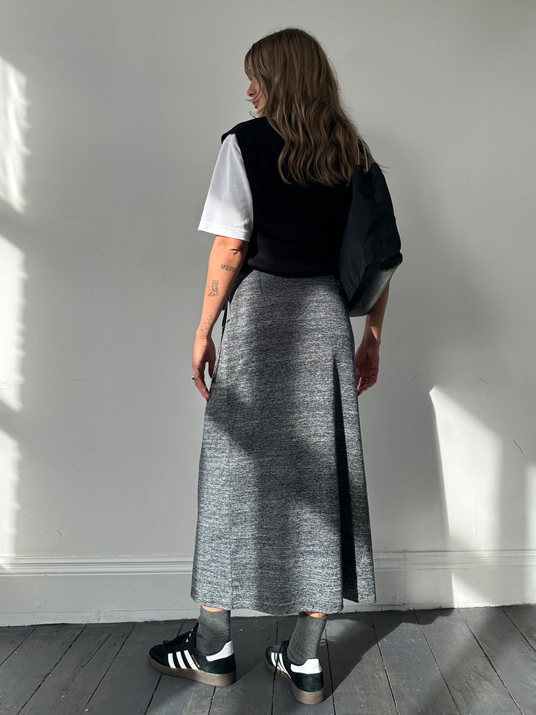 Vintage Silk Wrap Skirt- W28 - SYLK