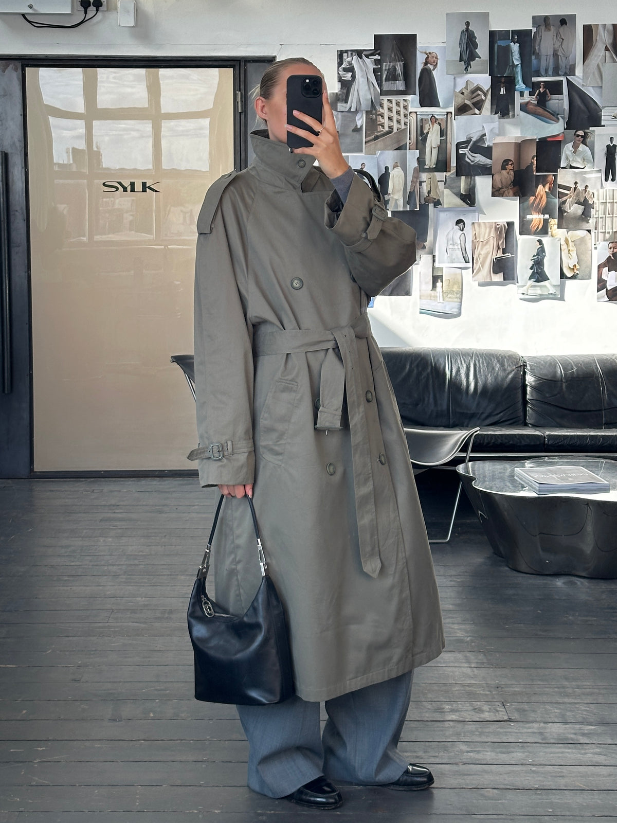 Trench London Fog Femme - Taille S, Couleur Sarcelle, Occasion Très Bon état