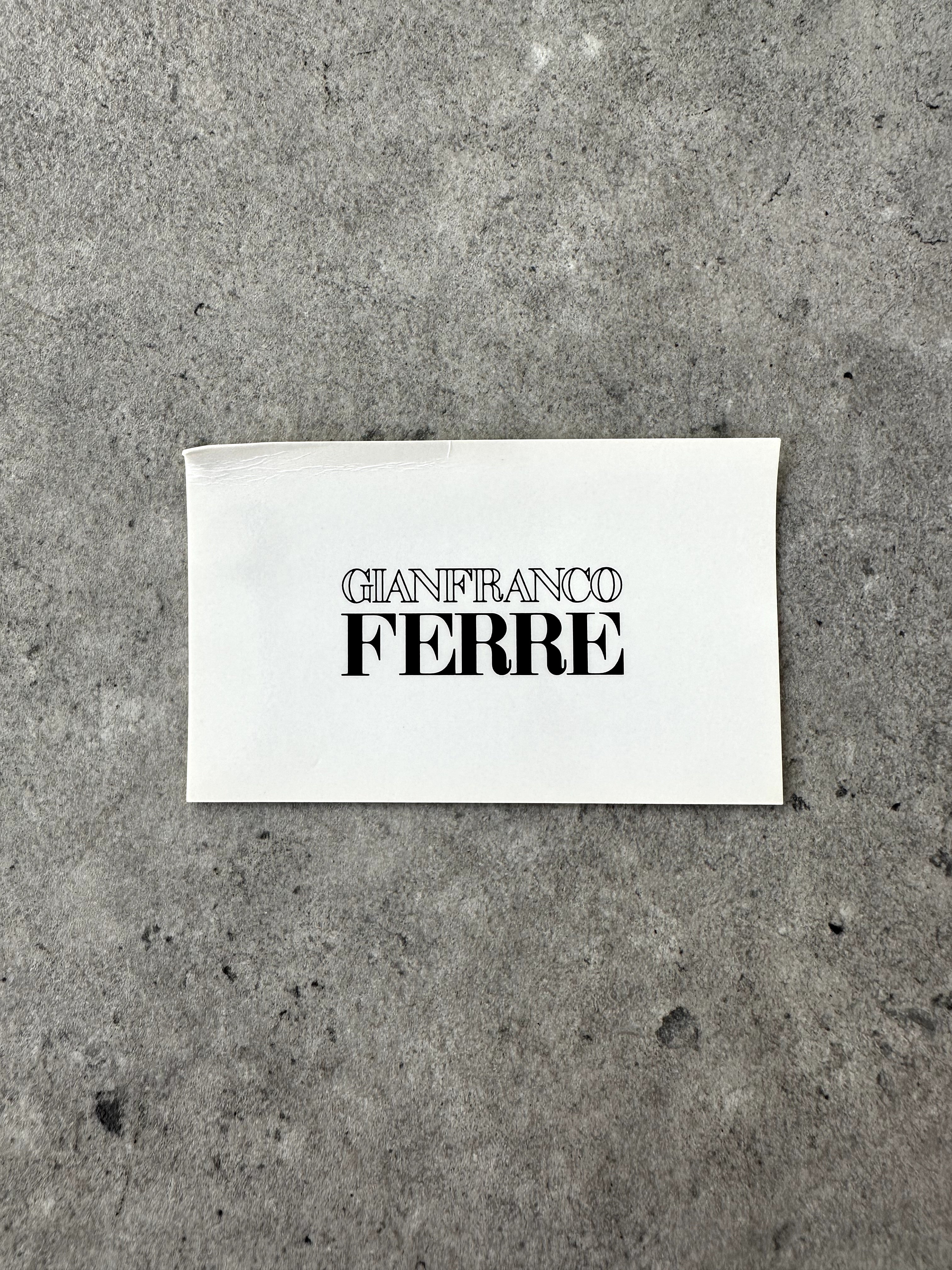 Gianfranco Ferre 2000s Logo Shoulder Bag