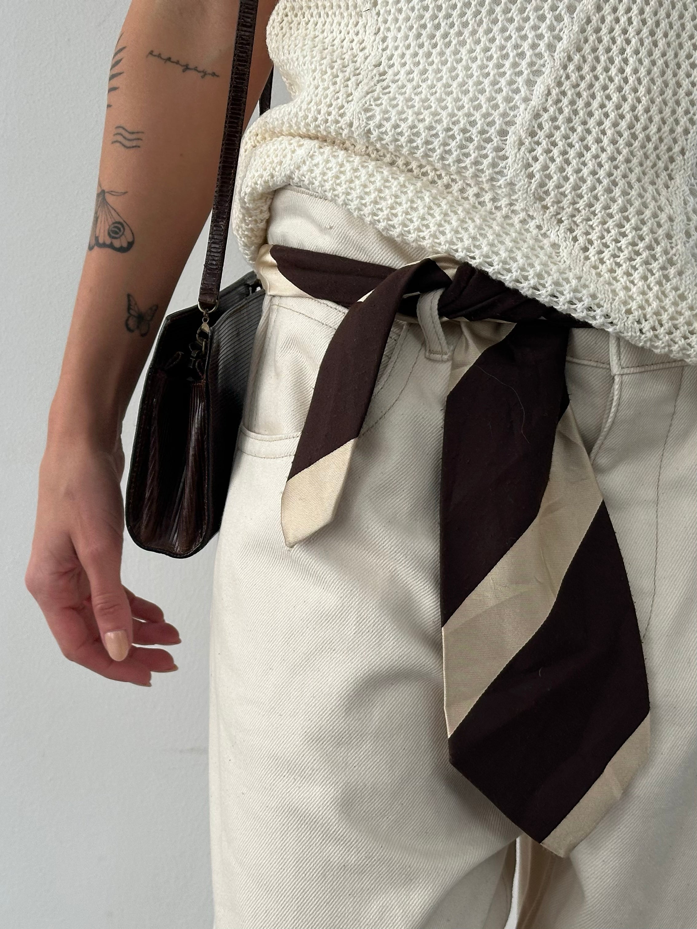 Vintage 1990s Wide Striped Tie
