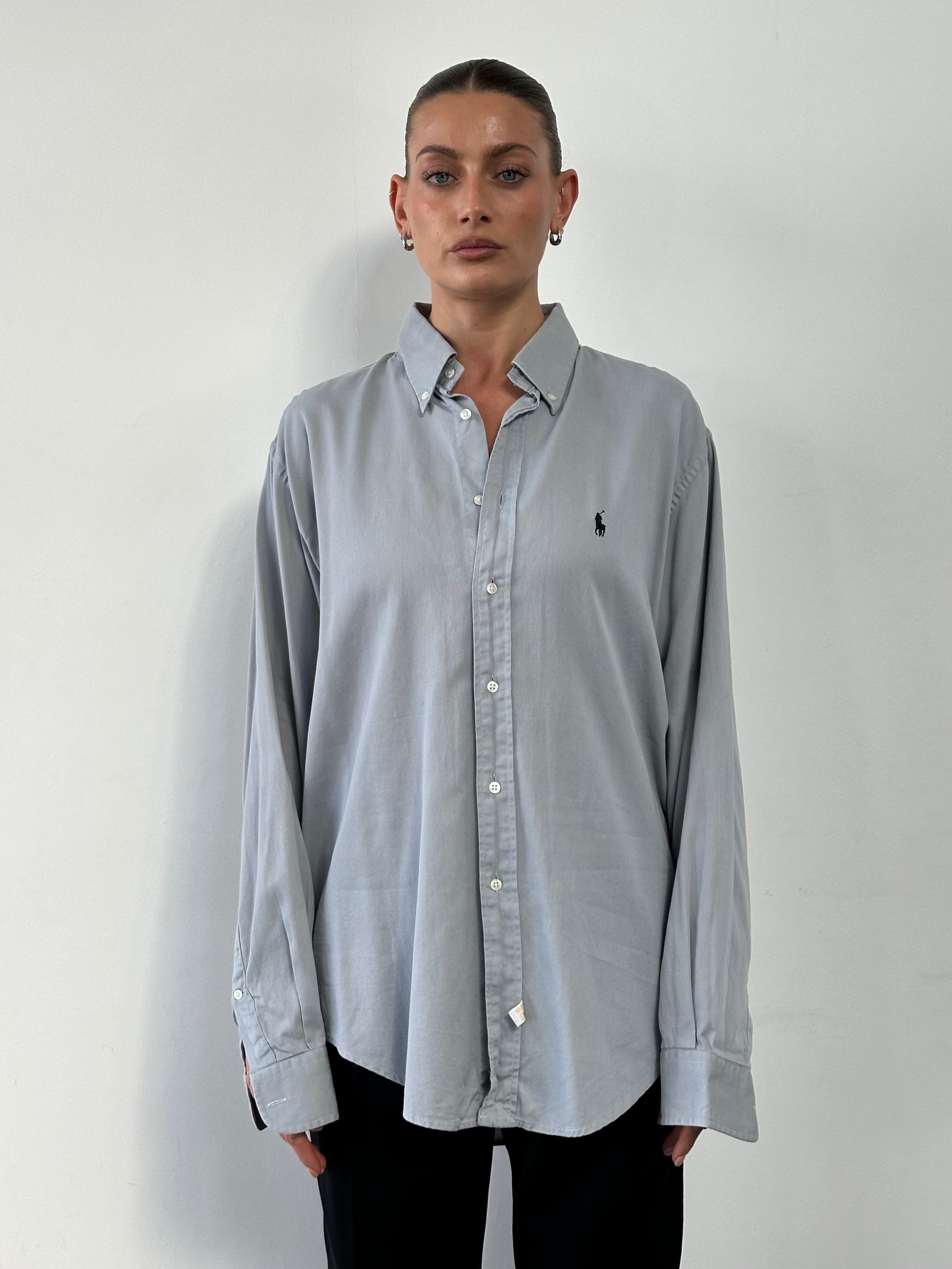 Ralph Lauren Pure Cotton Logo Shirt - XL - SYLK