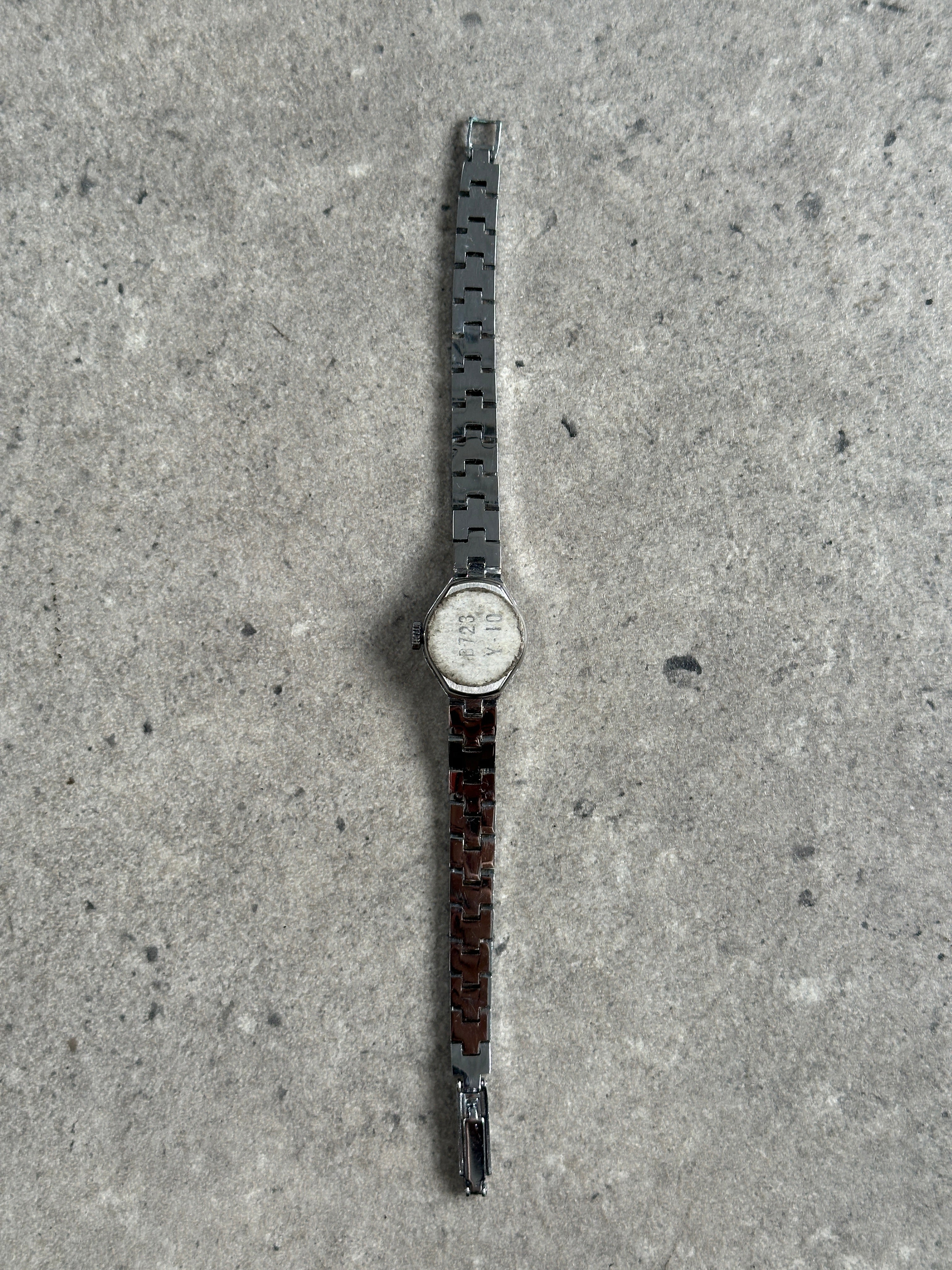 Regus 1970s Swiss Silver ToneJewel Mechanical Watch