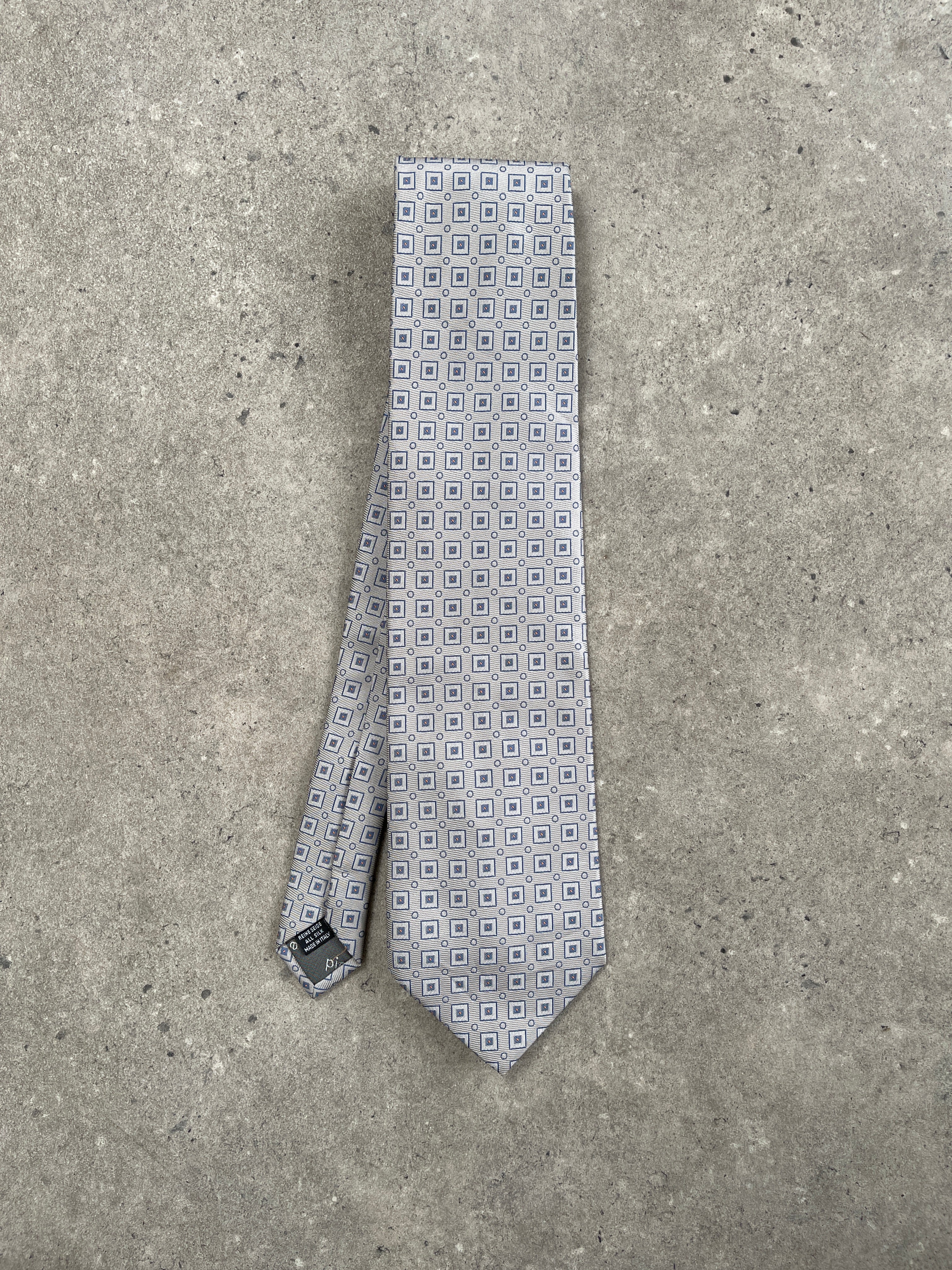 Pierre Cardin 1990s Pure Silk Print Tie