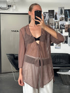 Italian Vintage 1990s Sheer Kaftan - M - SYLK